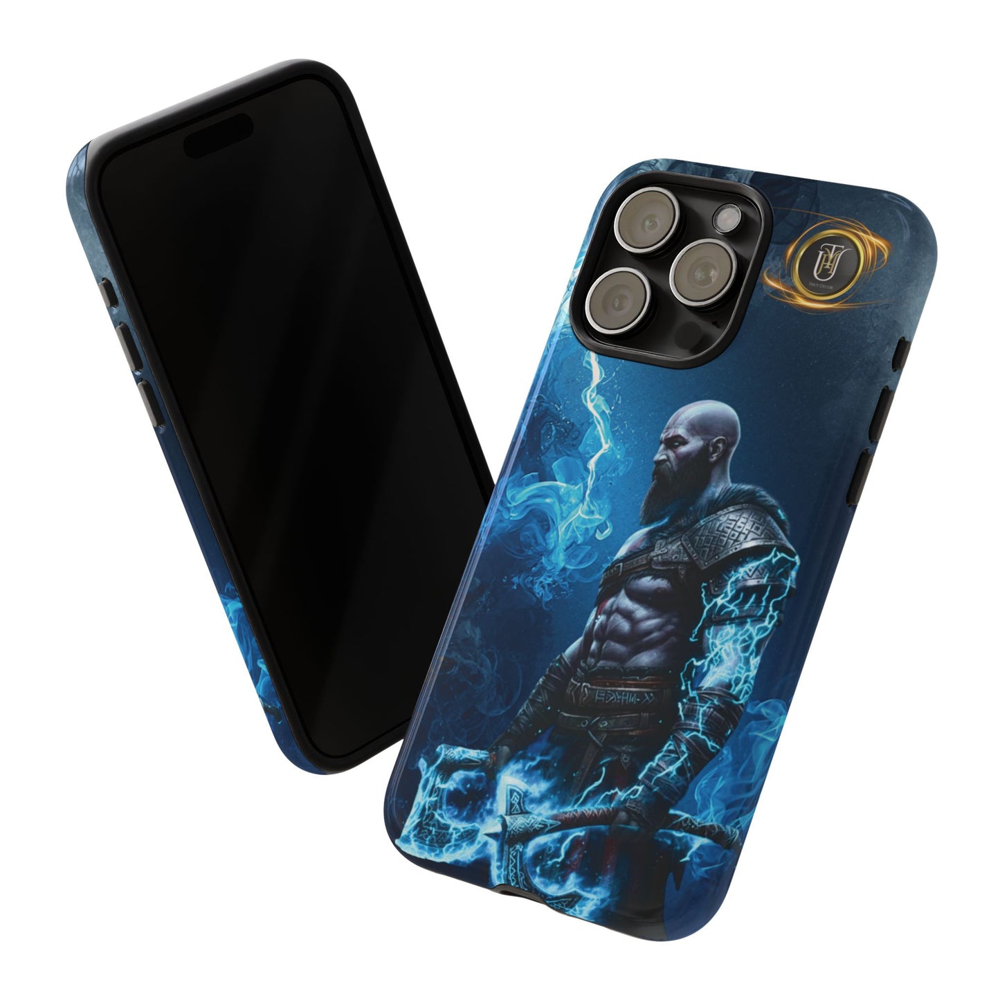 Norse Warrior Phone Case — Viking Shield & Helmet Tough Cover