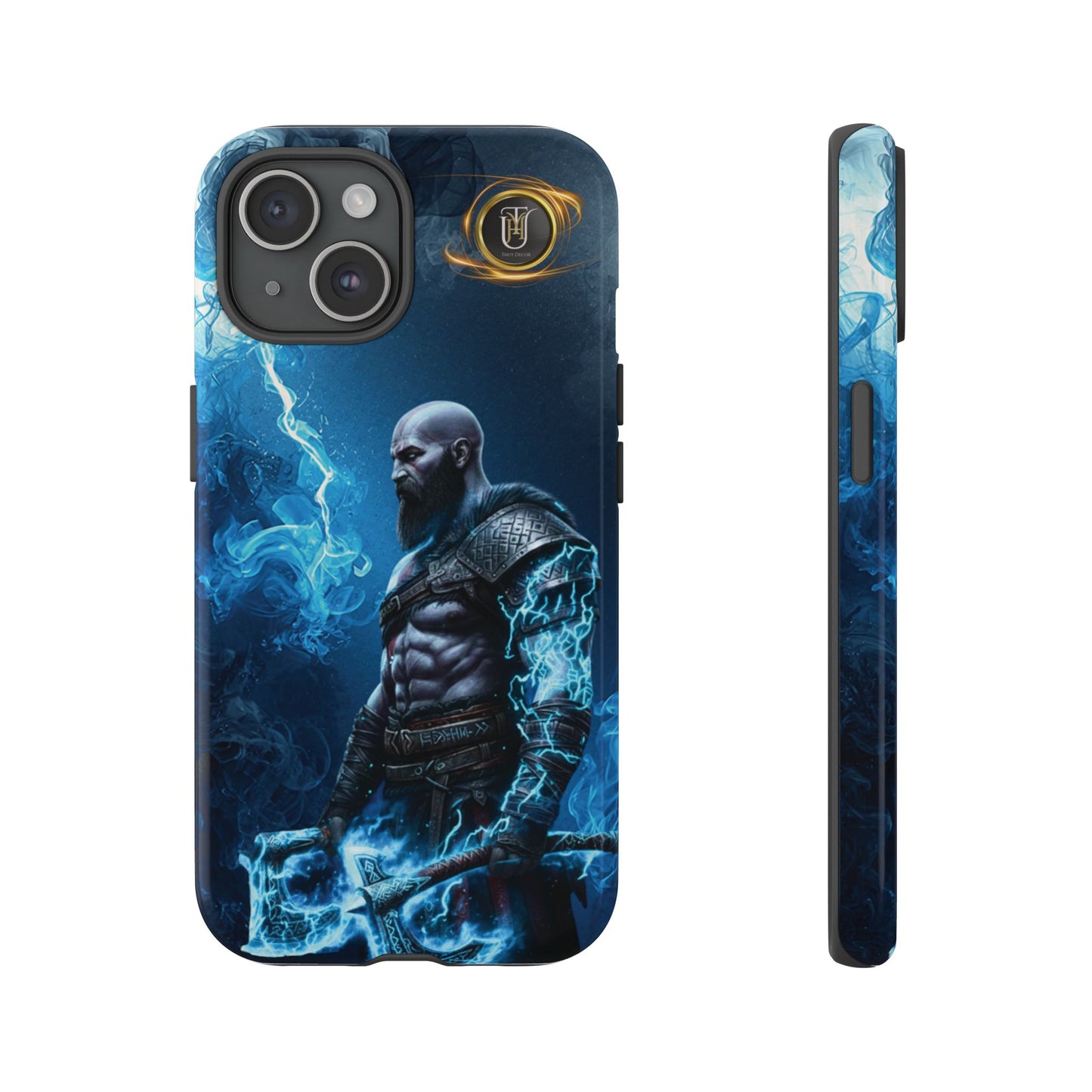Norse Warrior Phone Case — Viking Shield & Helmet Tough Cover