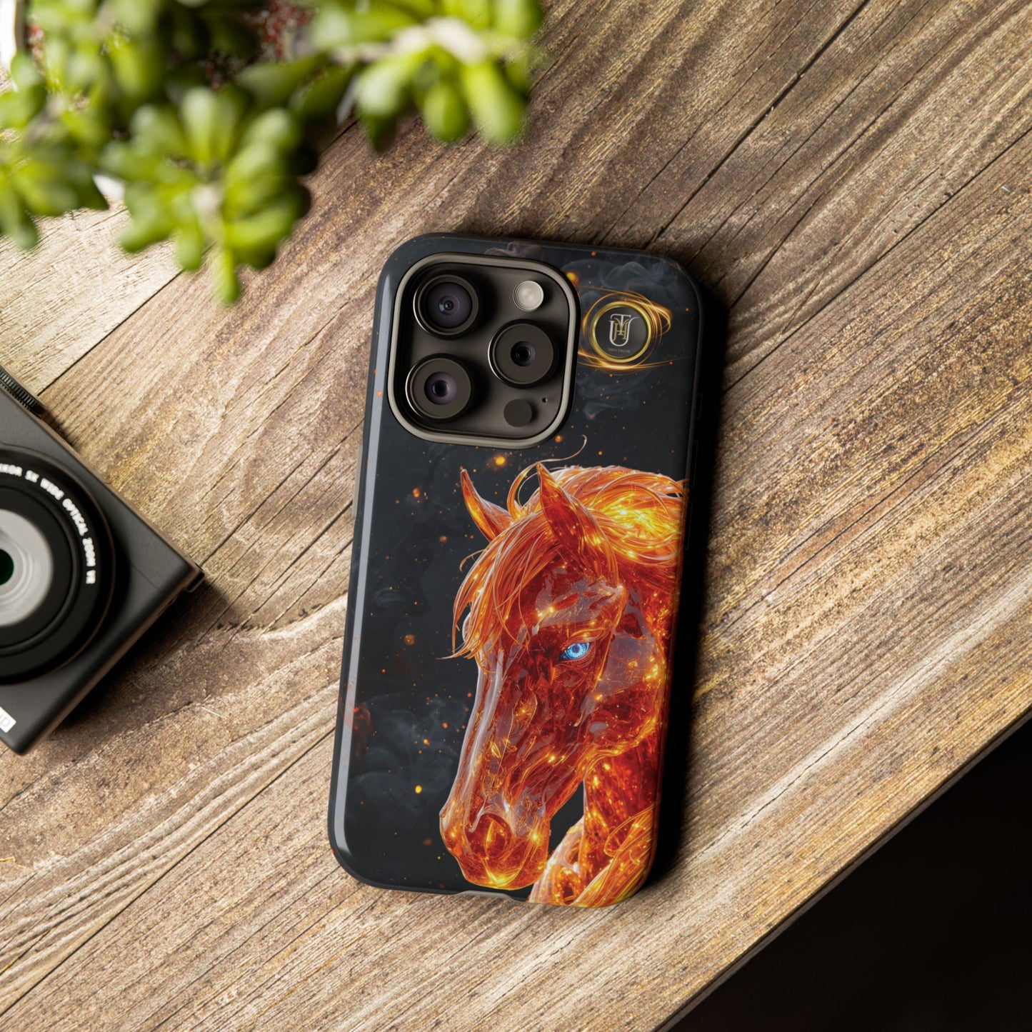 Lunar Horse 2026 Phone Case — Fiery Lucky Charm