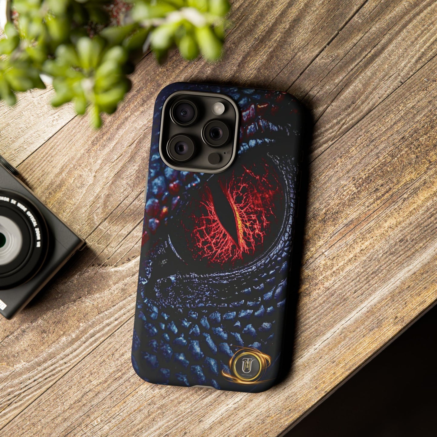 Evil Dragon Eye Phone Case — 'It Looks at You' Protective Cover