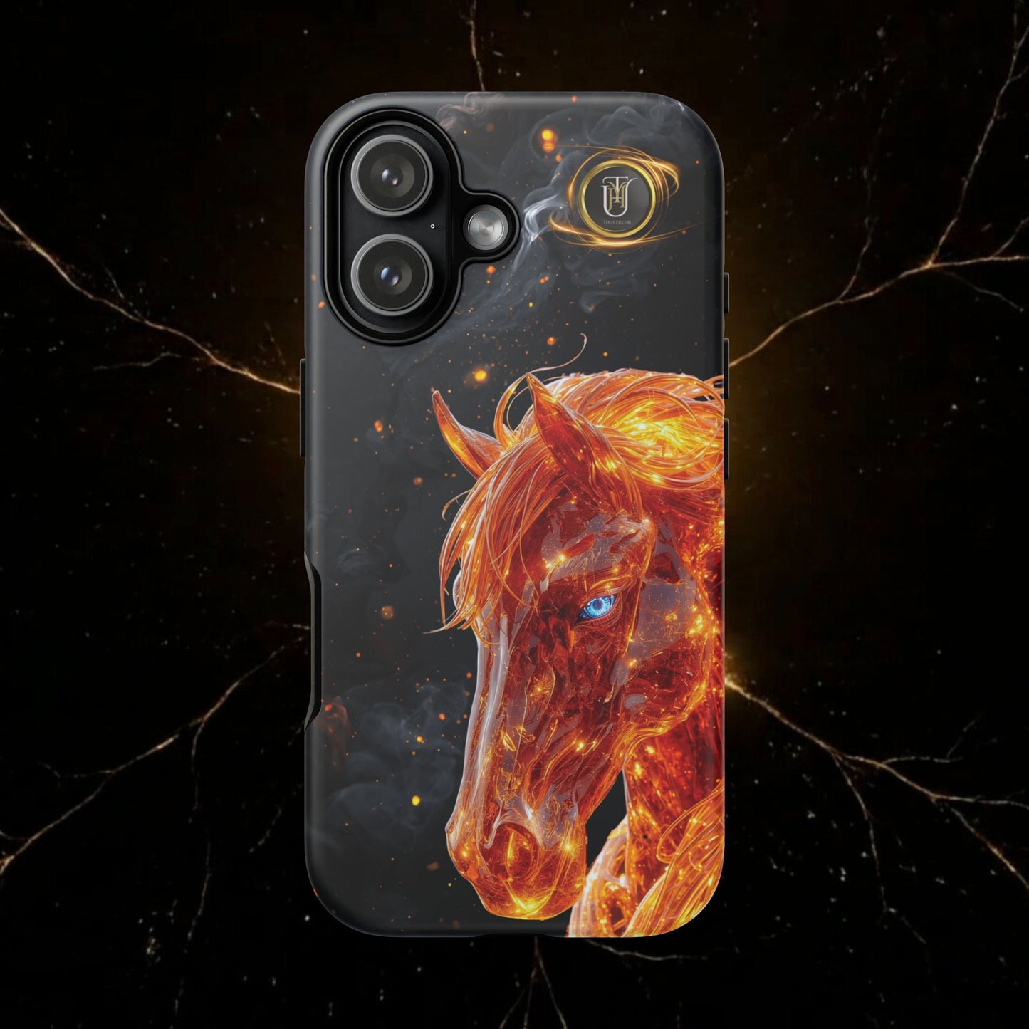 Lunar Horse 2026 Phone Case — Fiery Lucky Charm