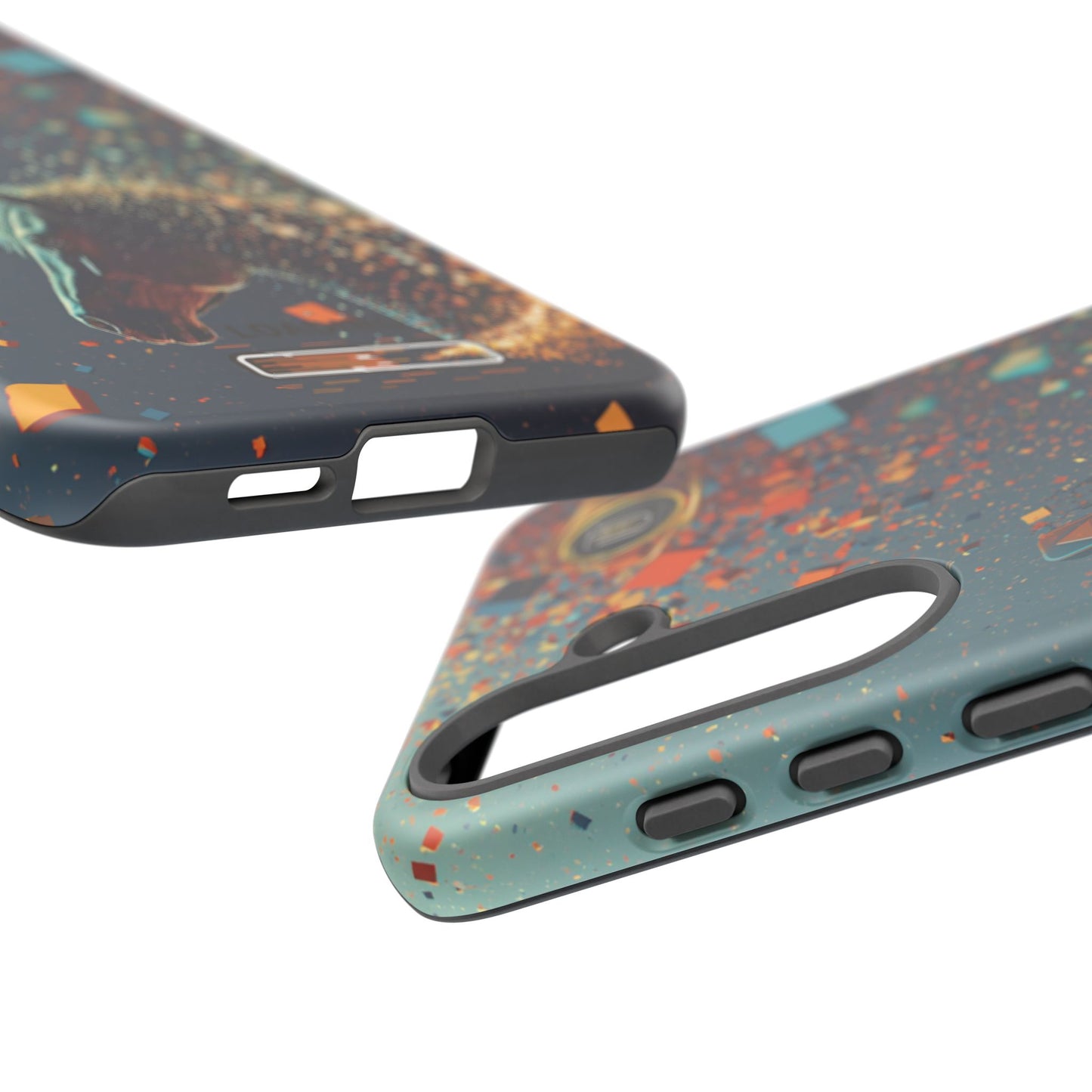 Glitched Lunar Horse Phone Case — Gamer Lucky Totem
