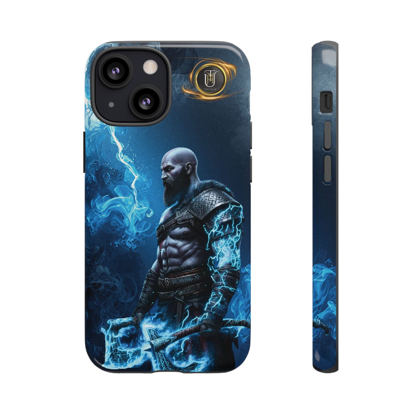 Norse Warrior Phone Case — Viking Shield & Helmet Tough Cover