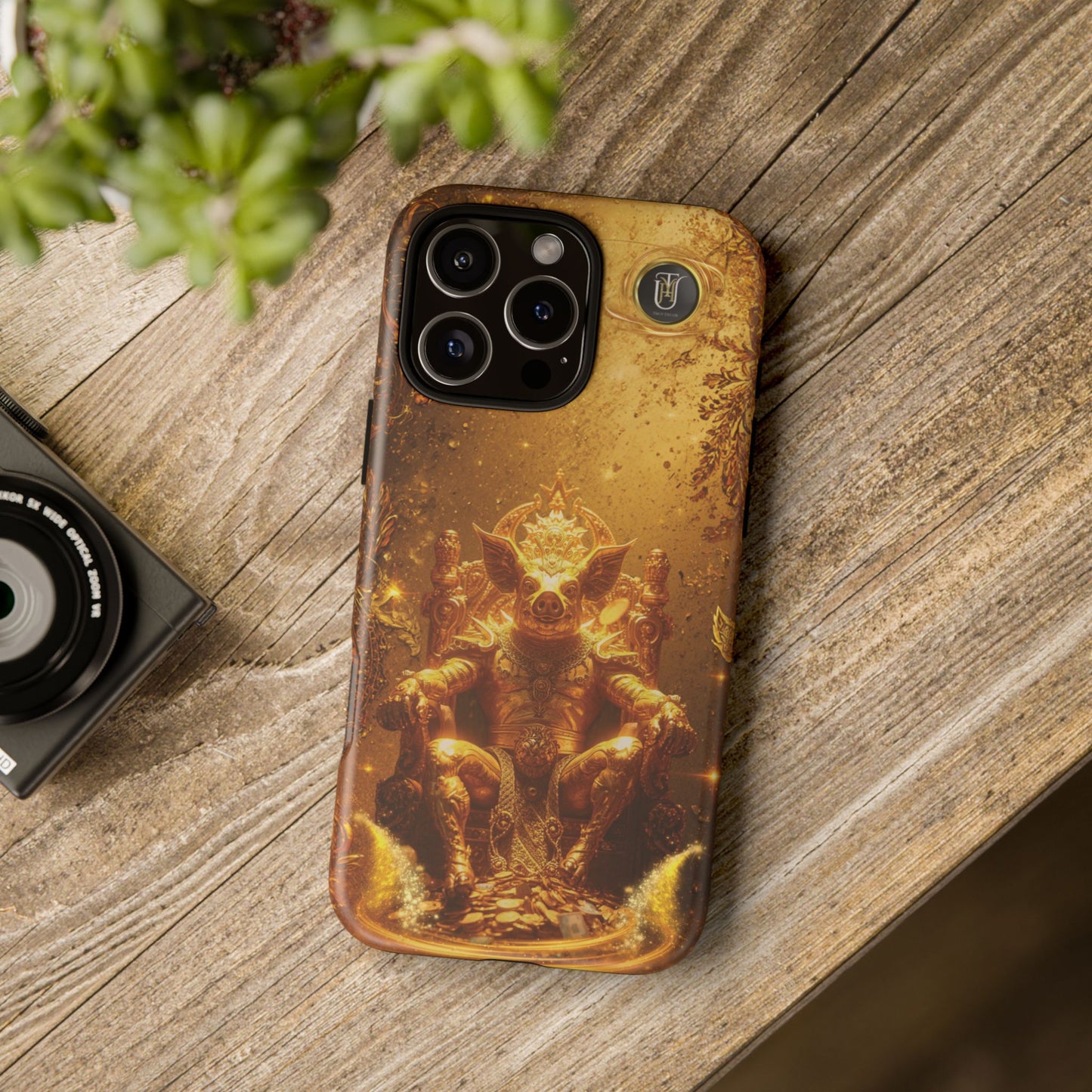 Lunar Pig Zodiac Phone Case — Fortune Totem for Wealth & Protection