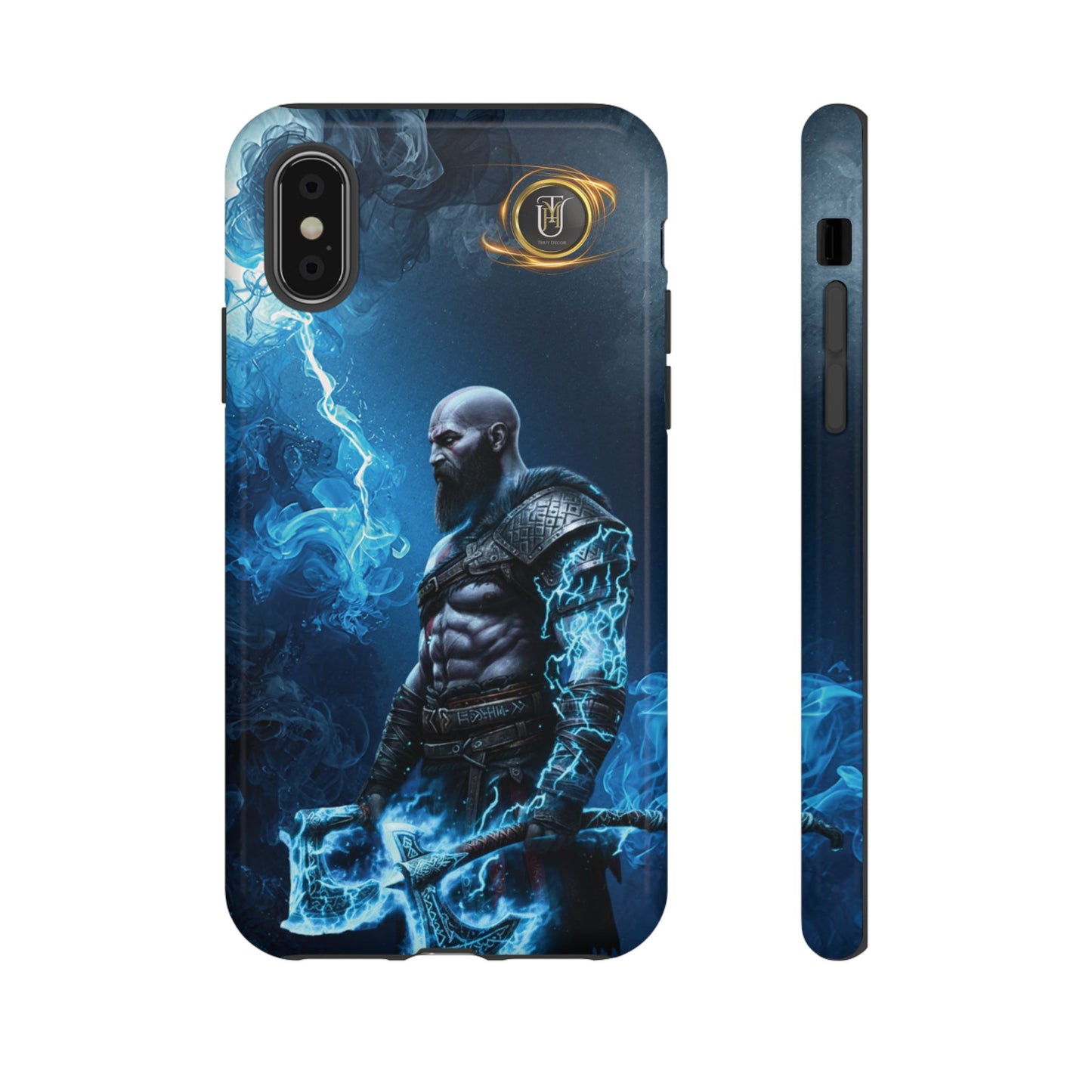 Norse Warrior Phone Case — Viking Shield & Helmet Tough Cover