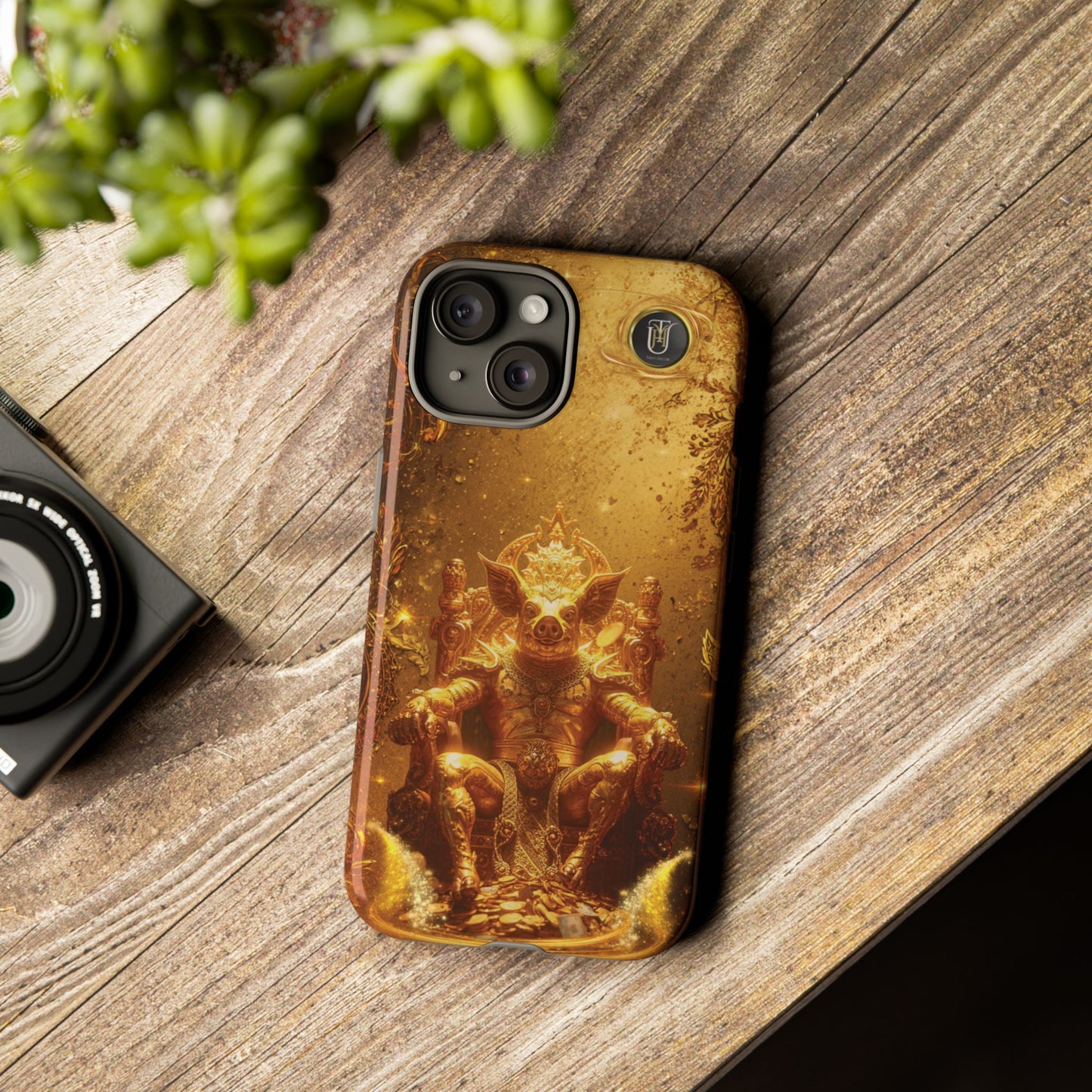 Lunar Pig Zodiac Phone Case — Fortune Totem for Wealth & Protection