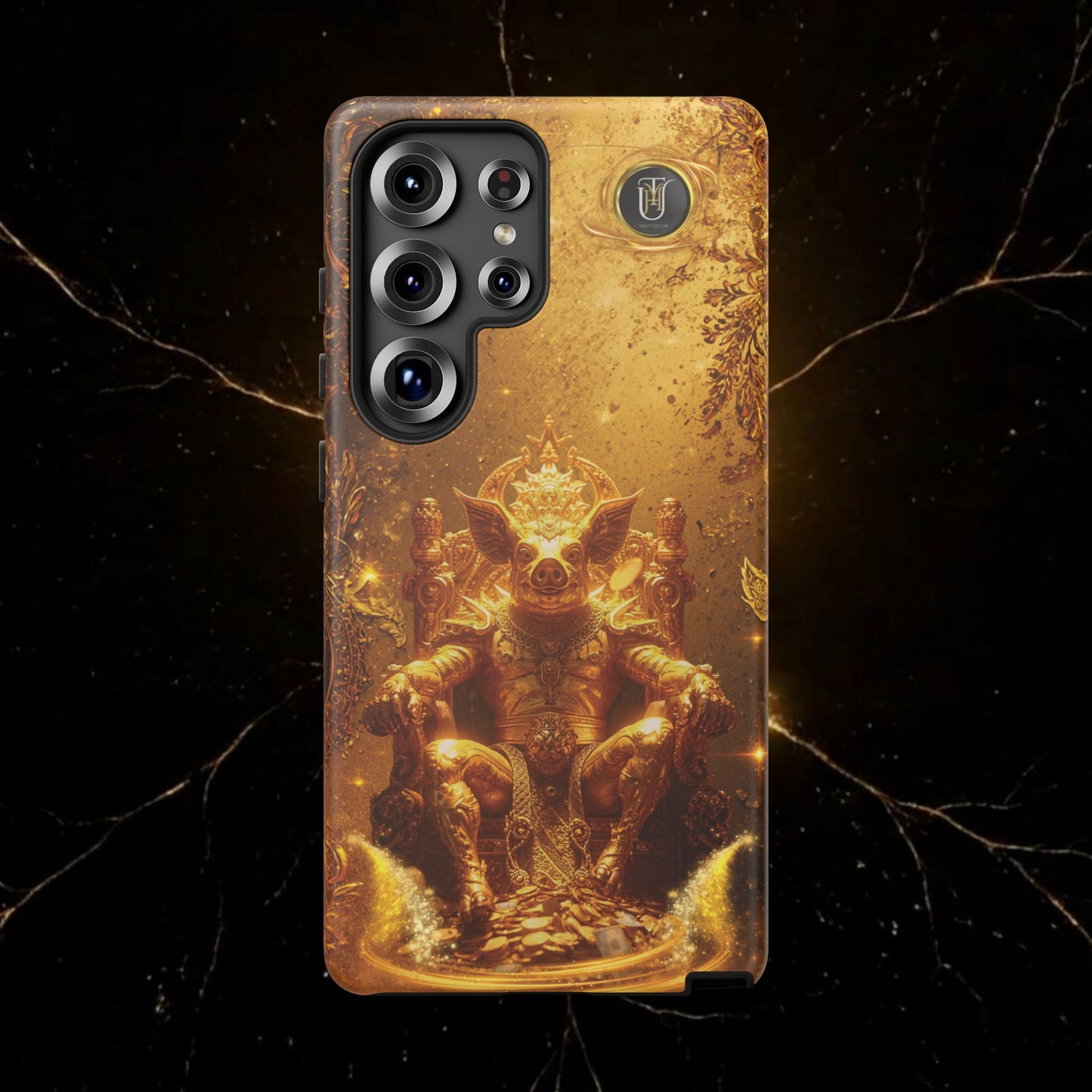Lunar Pig Zodiac Phone Case — Fortune Totem for Wealth & Protection