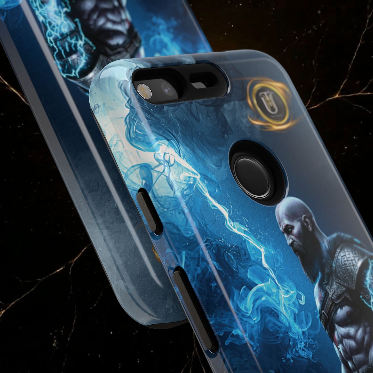 Norse Warrior Phone Case — Viking Shield & Helmet Tough Cover