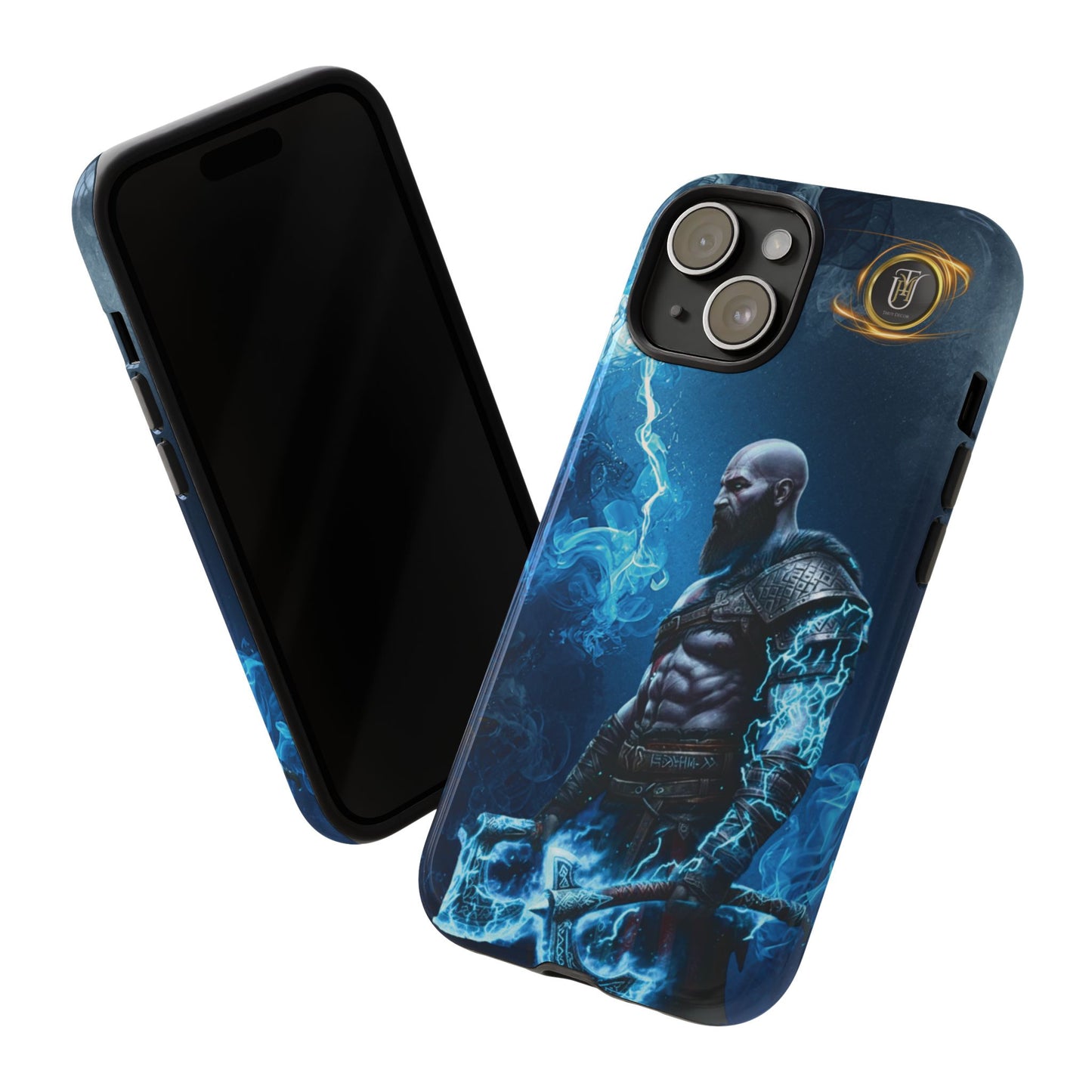 Norse Warrior Phone Case — Viking Shield & Helmet Tough Cover