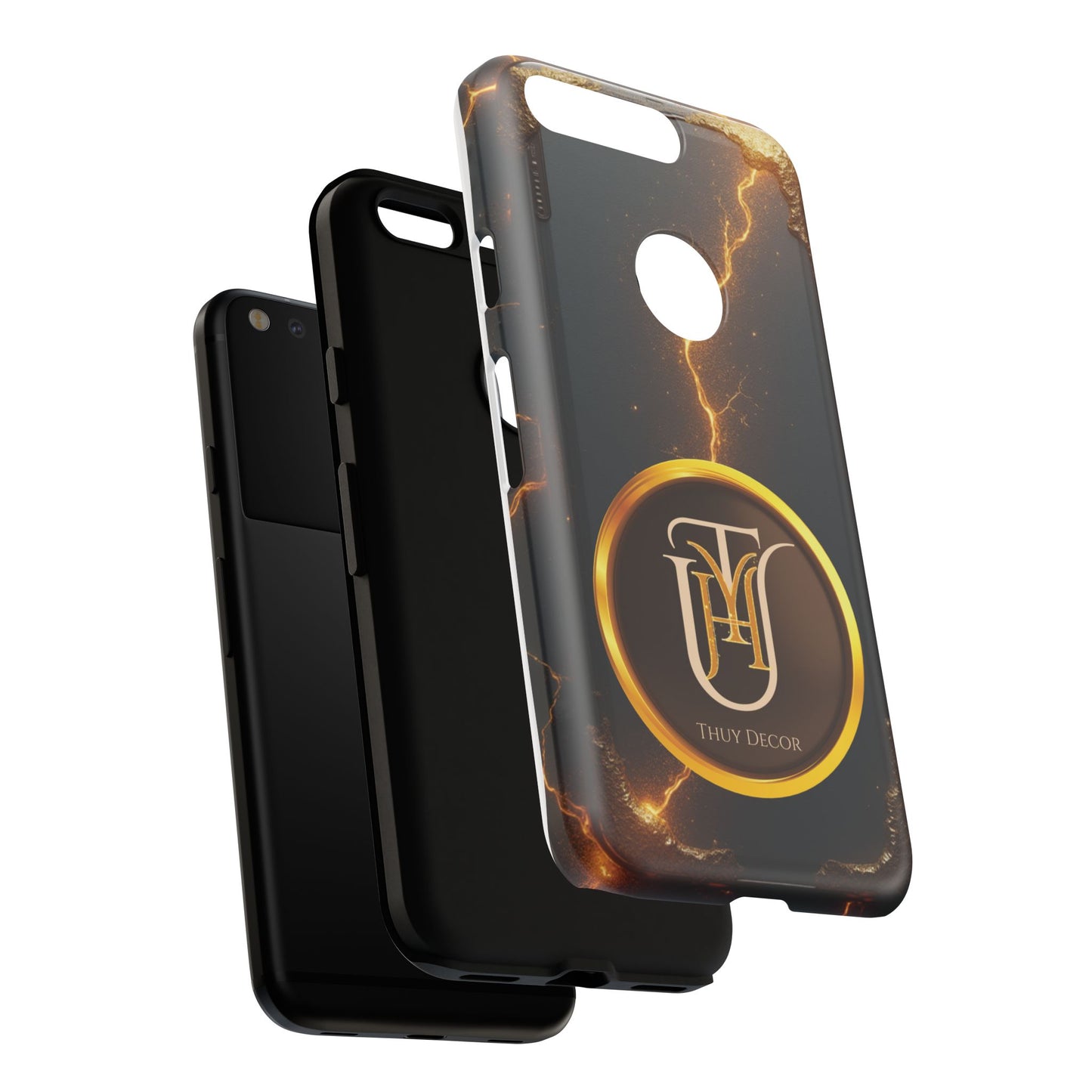 Black & Gold Luxurious Thuy Decor Brand Cover Phone Case