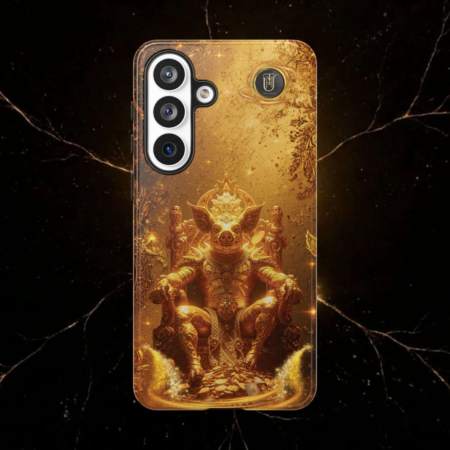 Lunar Pig Zodiac Phone Case — Fortune Totem for Wealth & Protection