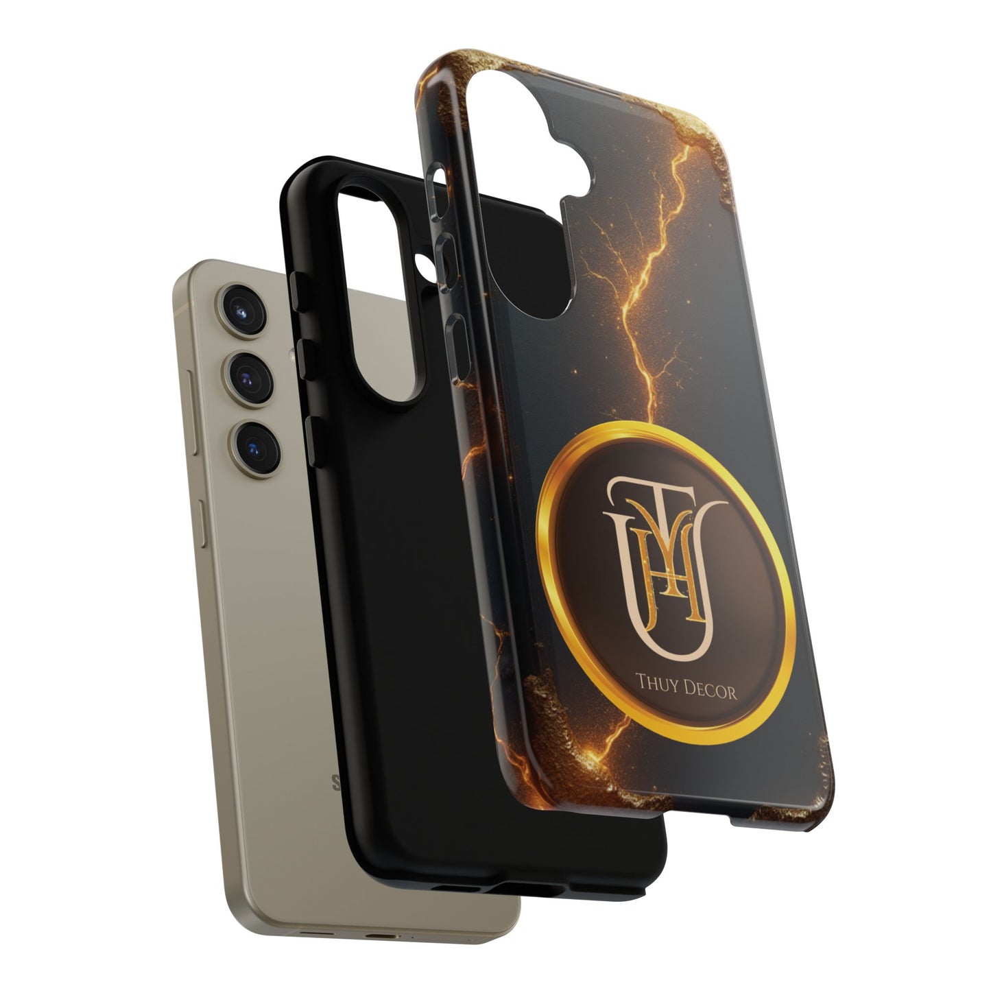 Black & Gold Luxurious Thuy Decor Brand Cover Phone Case