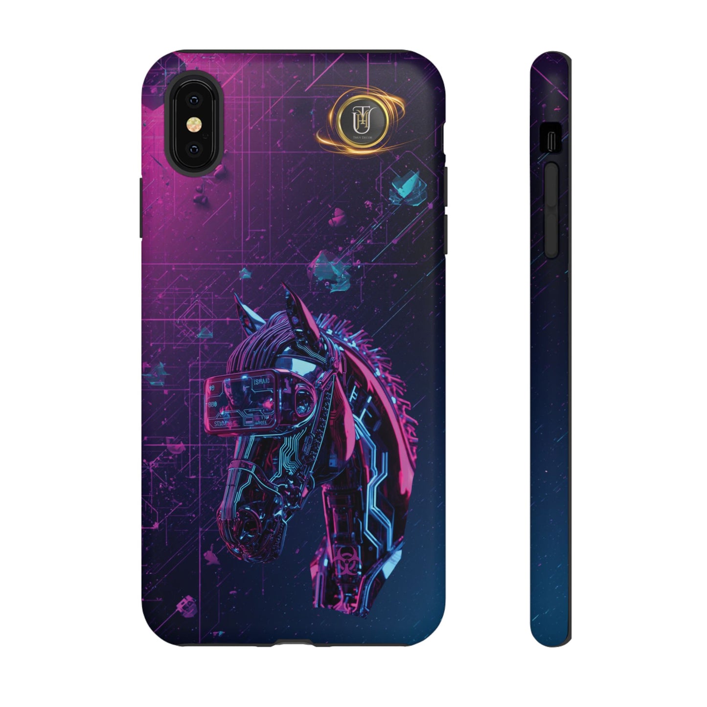 Cyber Lunar Horse Tough Case — Quantum P Phone Cover