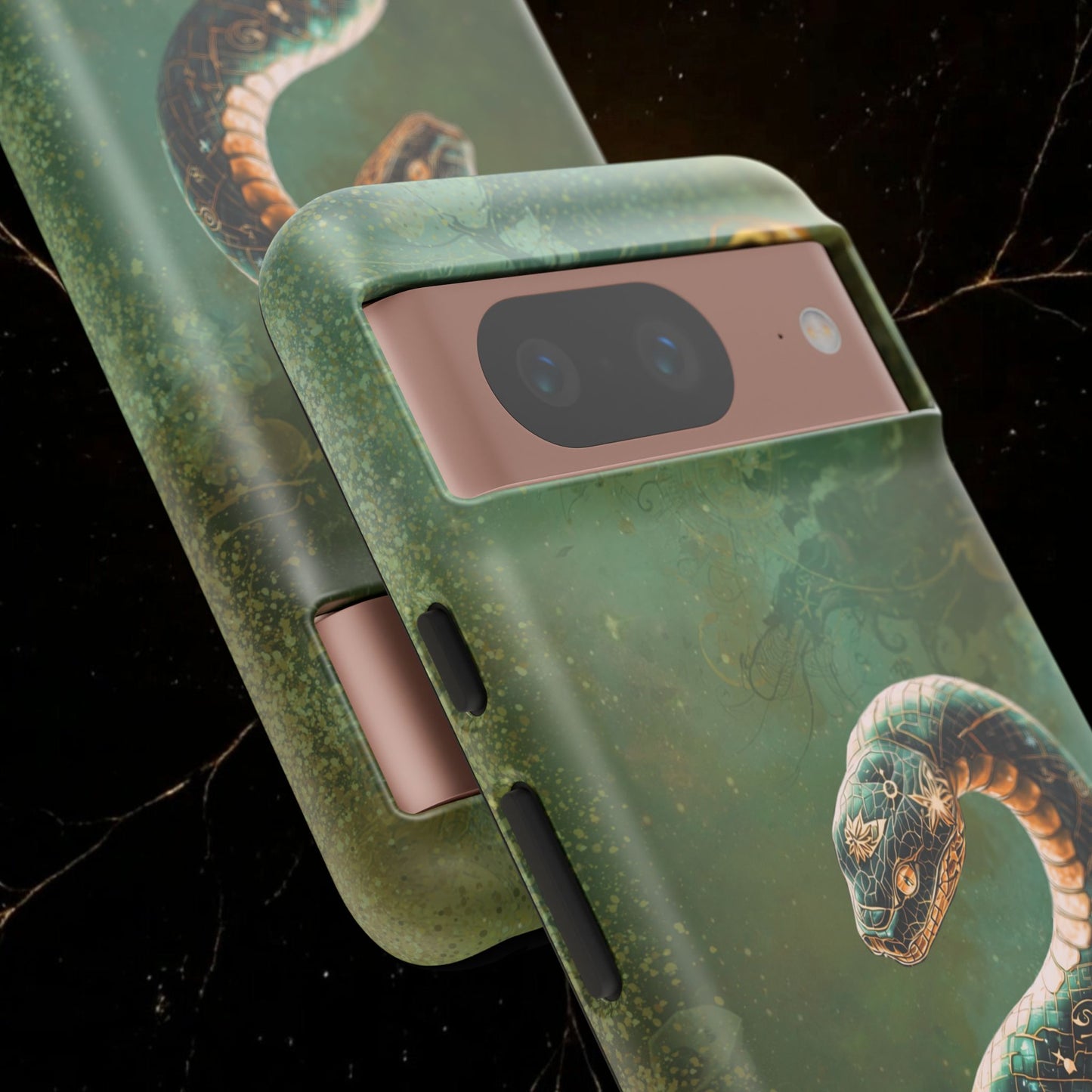 Lunar Snake Phone Case — Eternity Serpent Design