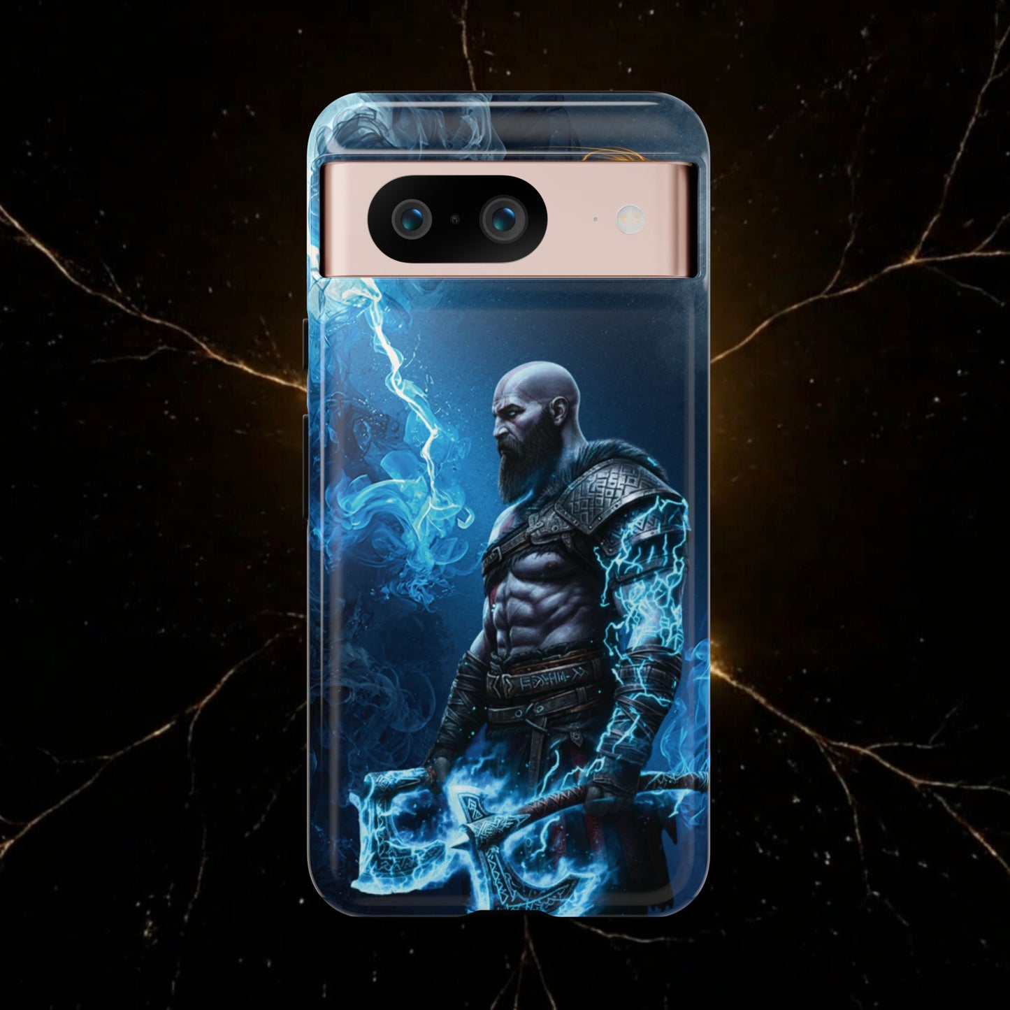Norse Warrior Phone Case — Viking Shield & Helmet Tough Cover