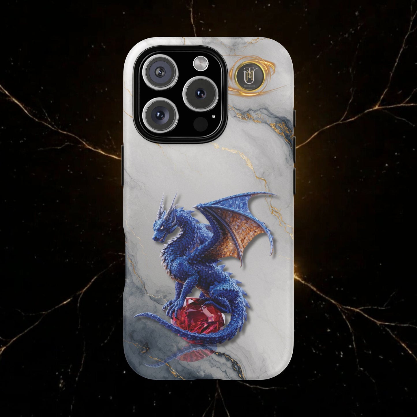 Lapis Dragon Gem Guardian Phone Case
