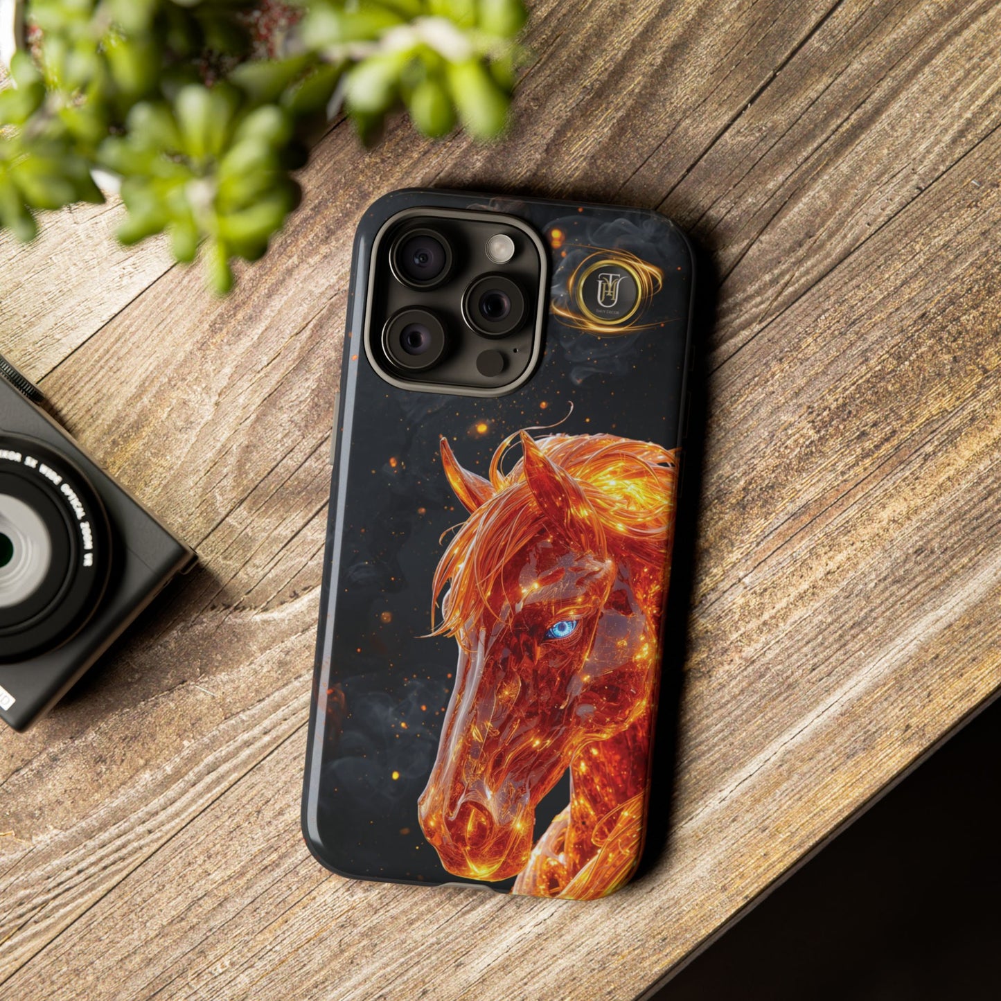 Lunar Horse 2026 Phone Case — Fiery Lucky Charm