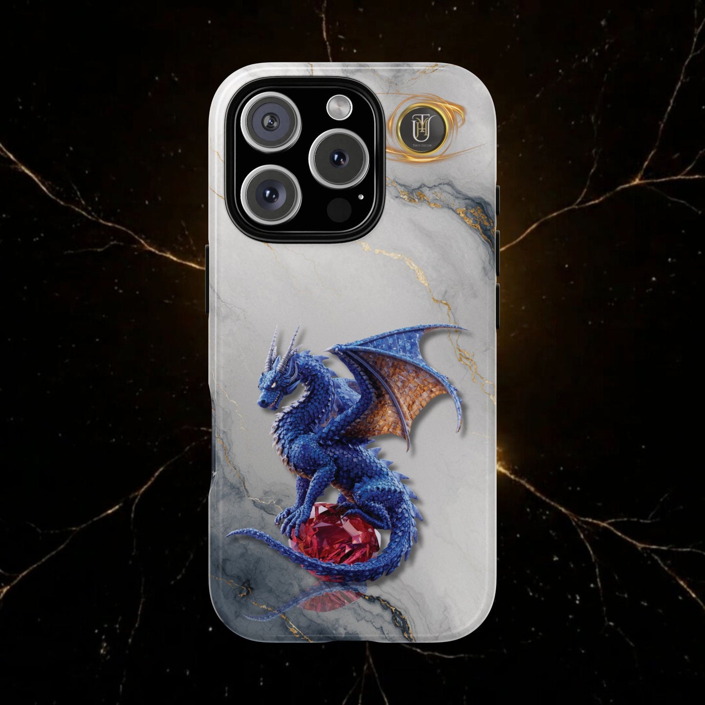 Lapis Dragon Gem Guardian Phone Case