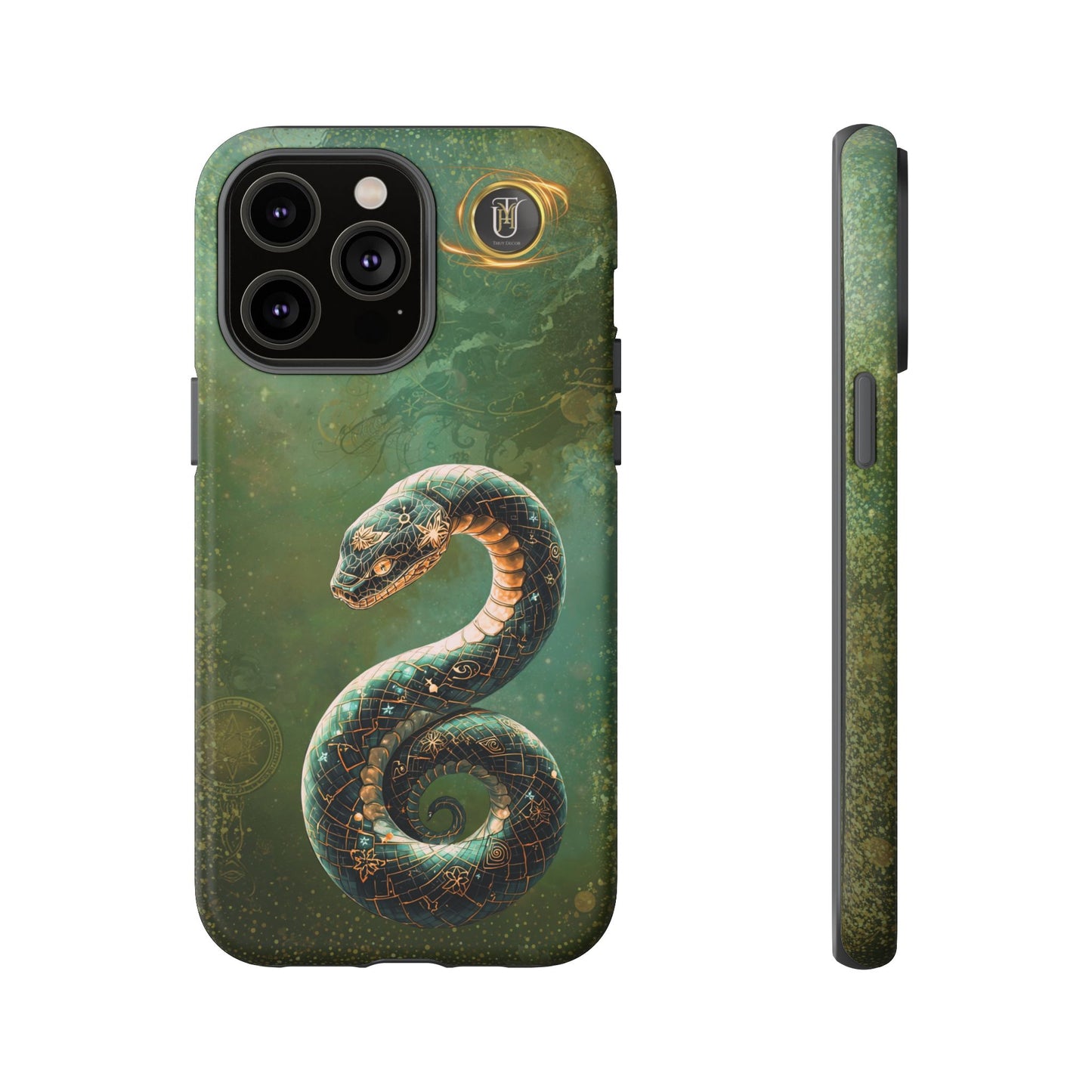 Lunar Snake Phone Case — Eternity Serpent Design