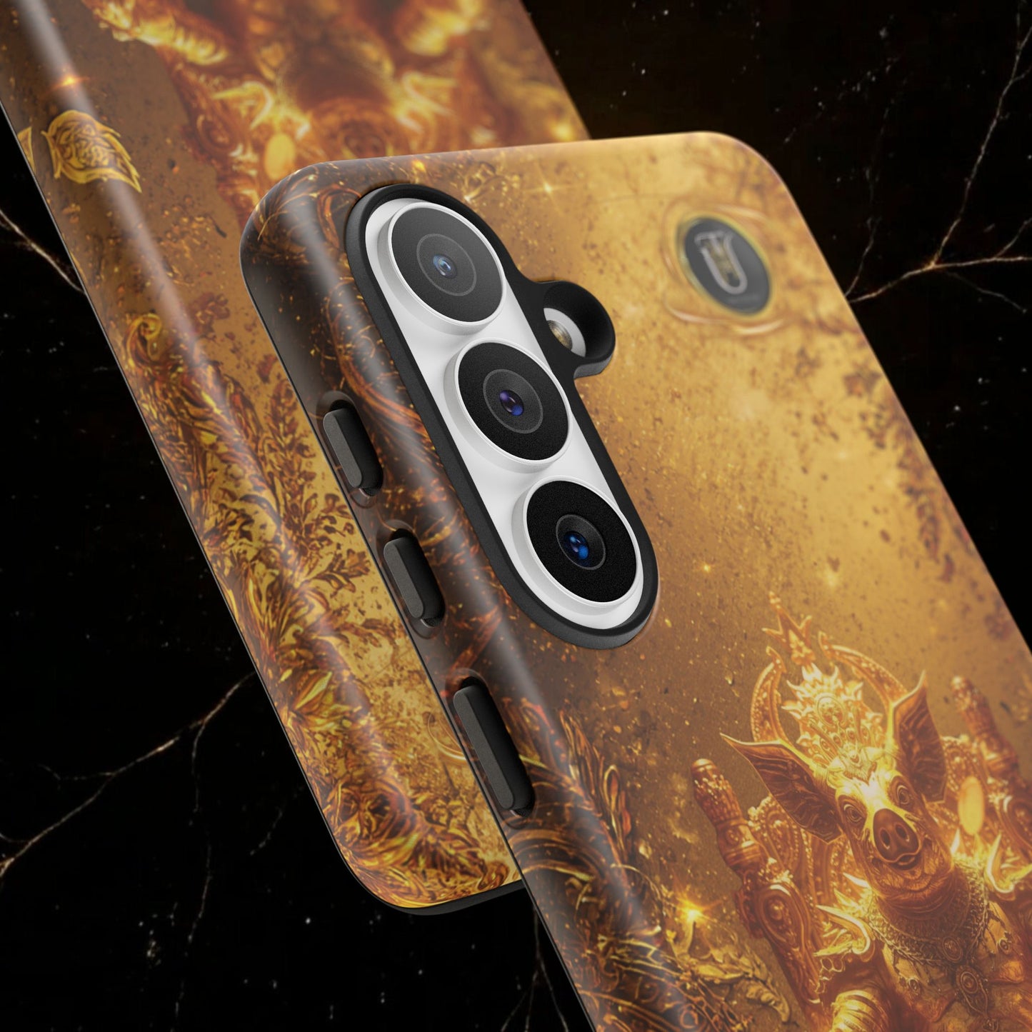 Lunar Pig Zodiac Phone Case — Fortune Totem for Wealth & Protection