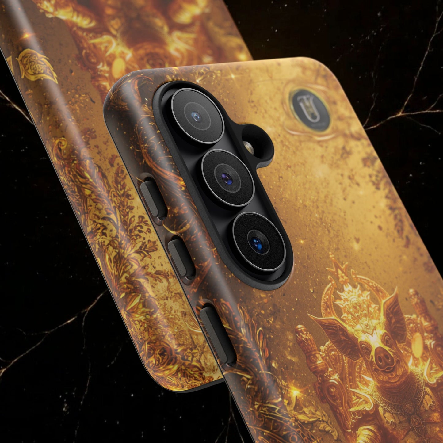 Lunar Pig Zodiac Phone Case — Fortune Totem for Wealth & Protection