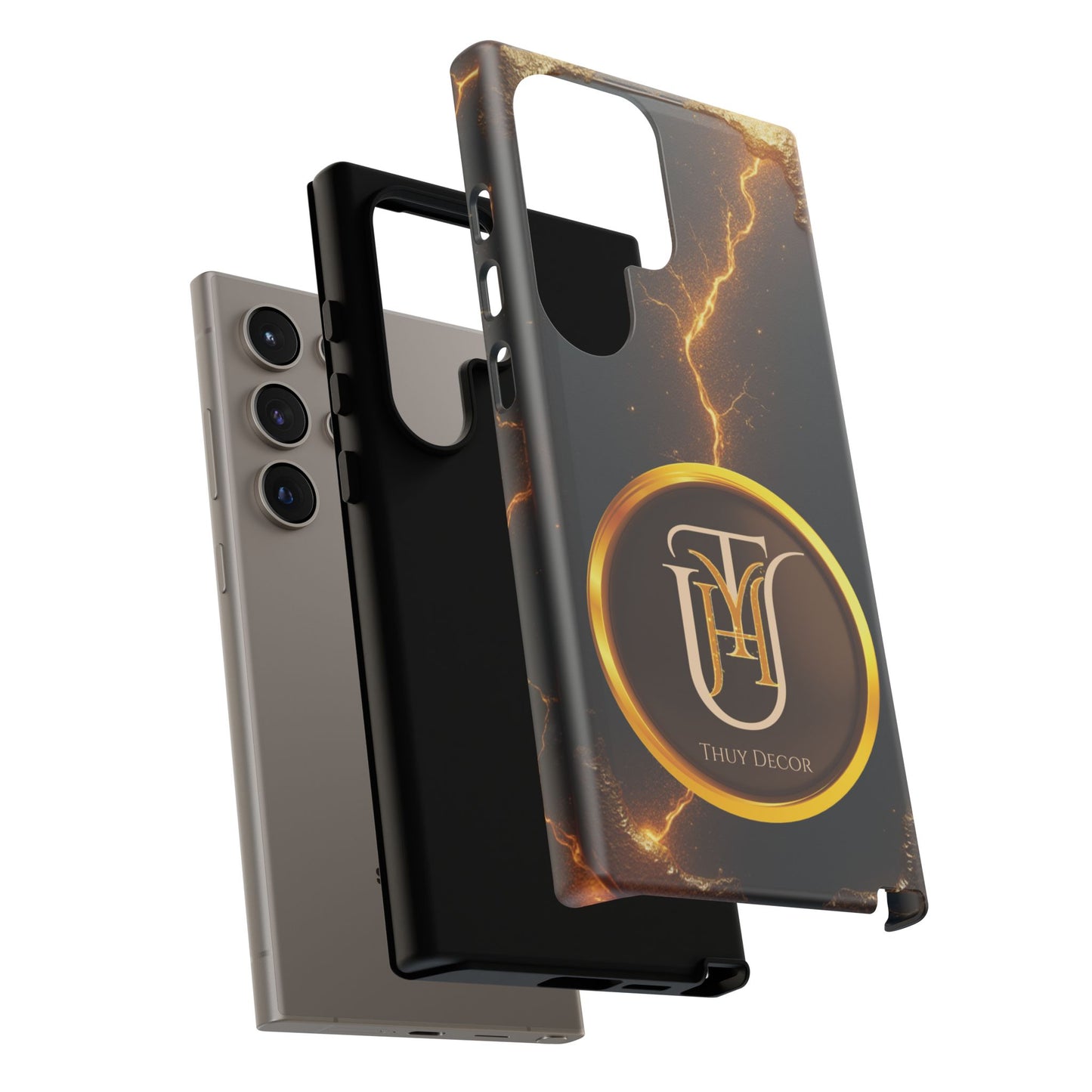 Black & Gold Luxurious Thuy Decor Brand Cover Phone Case