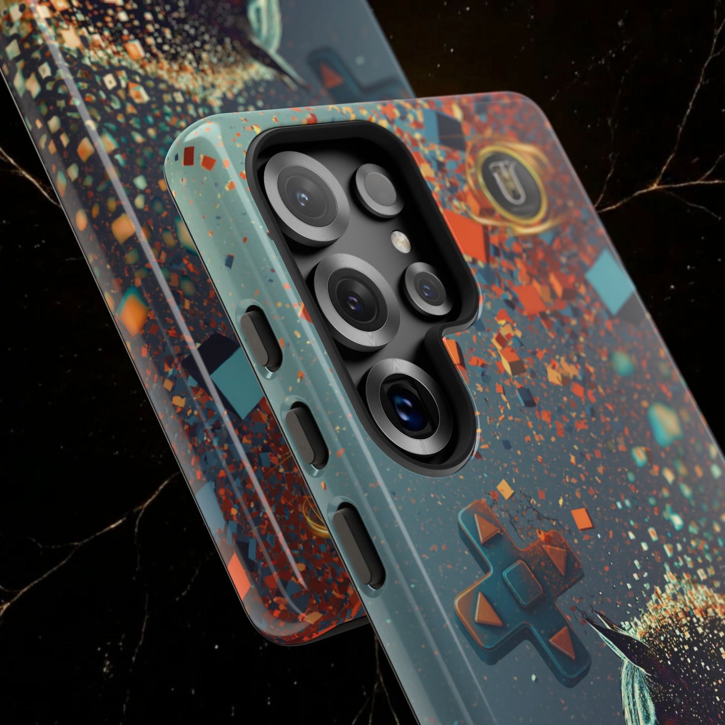 Glitched Lunar Horse Phone Case — Gamer Lucky Totem