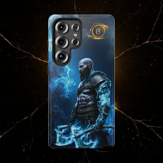 Norse Warrior Phone Case — Viking Shield & Helmet Tough Cover