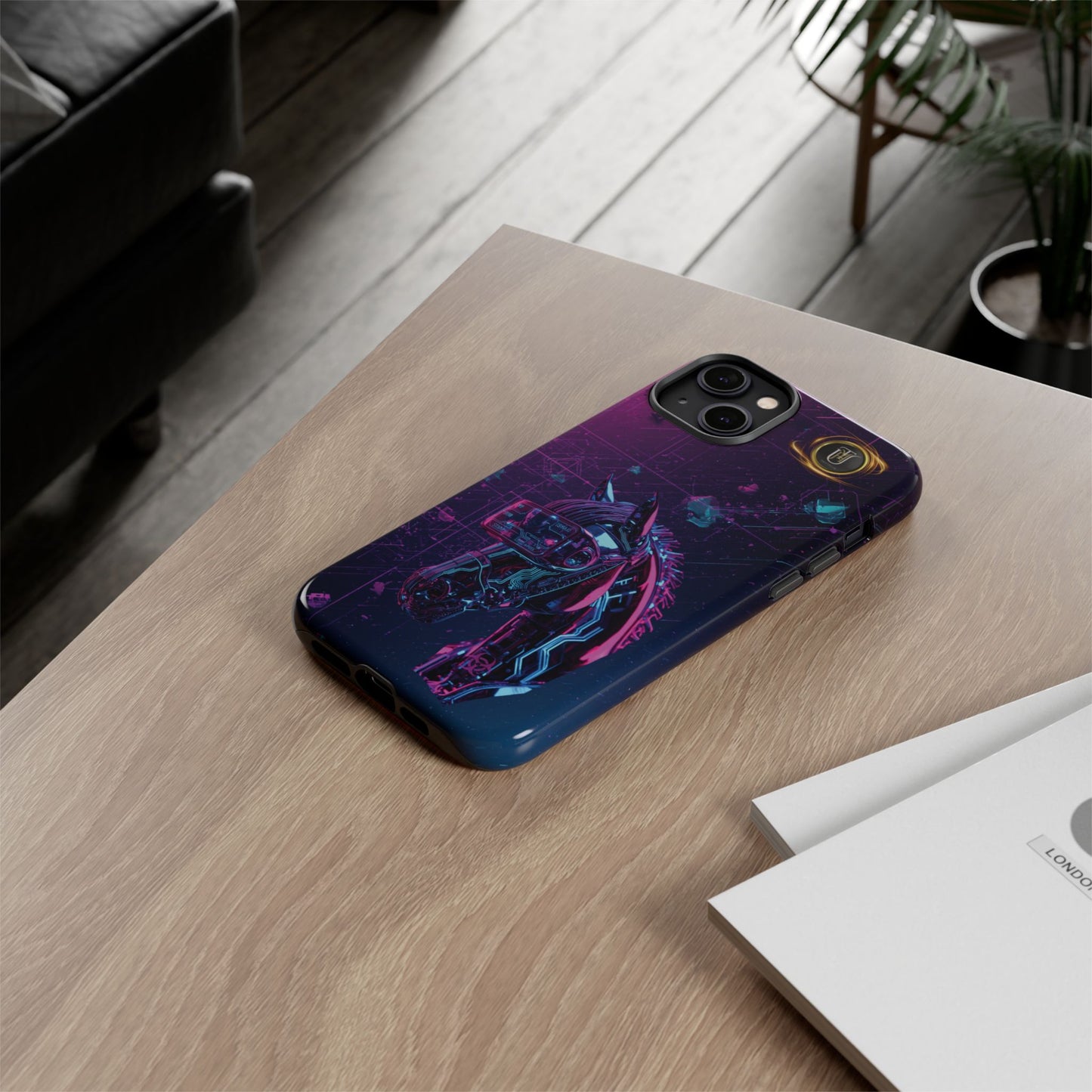 Cyber Lunar Horse Tough Case — Quantum P Phone Cover