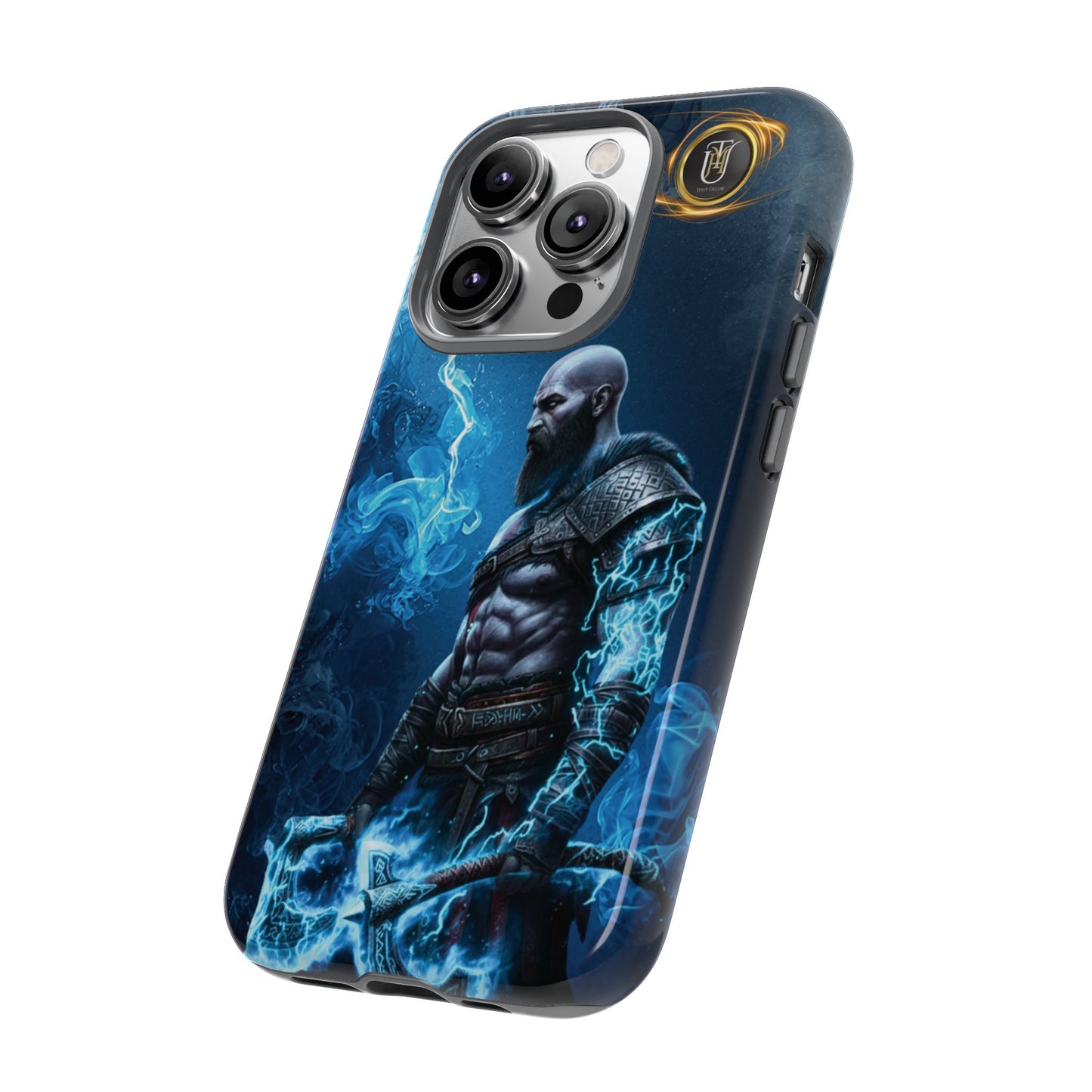 Norse Warrior Phone Case — Viking Shield & Helmet Tough Cover