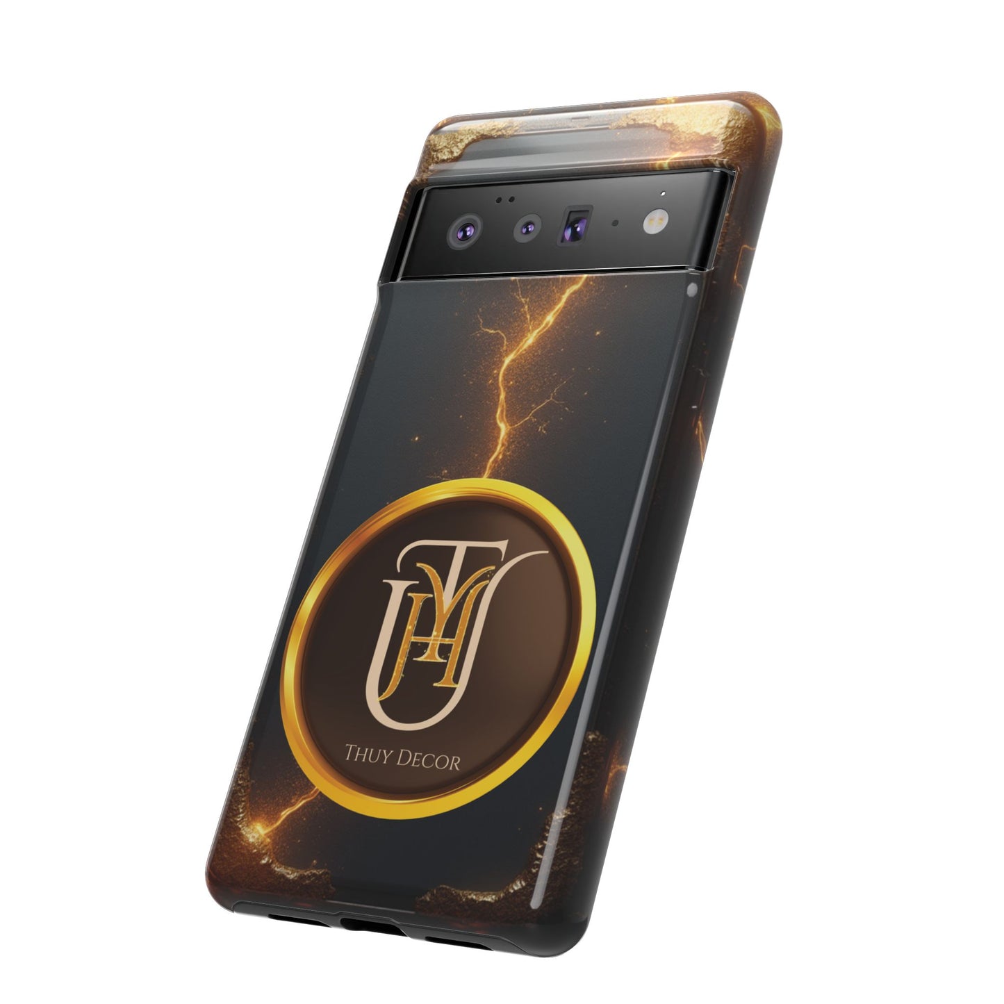 Black & Gold Luxurious Thuy Decor Brand Cover Phone Case
