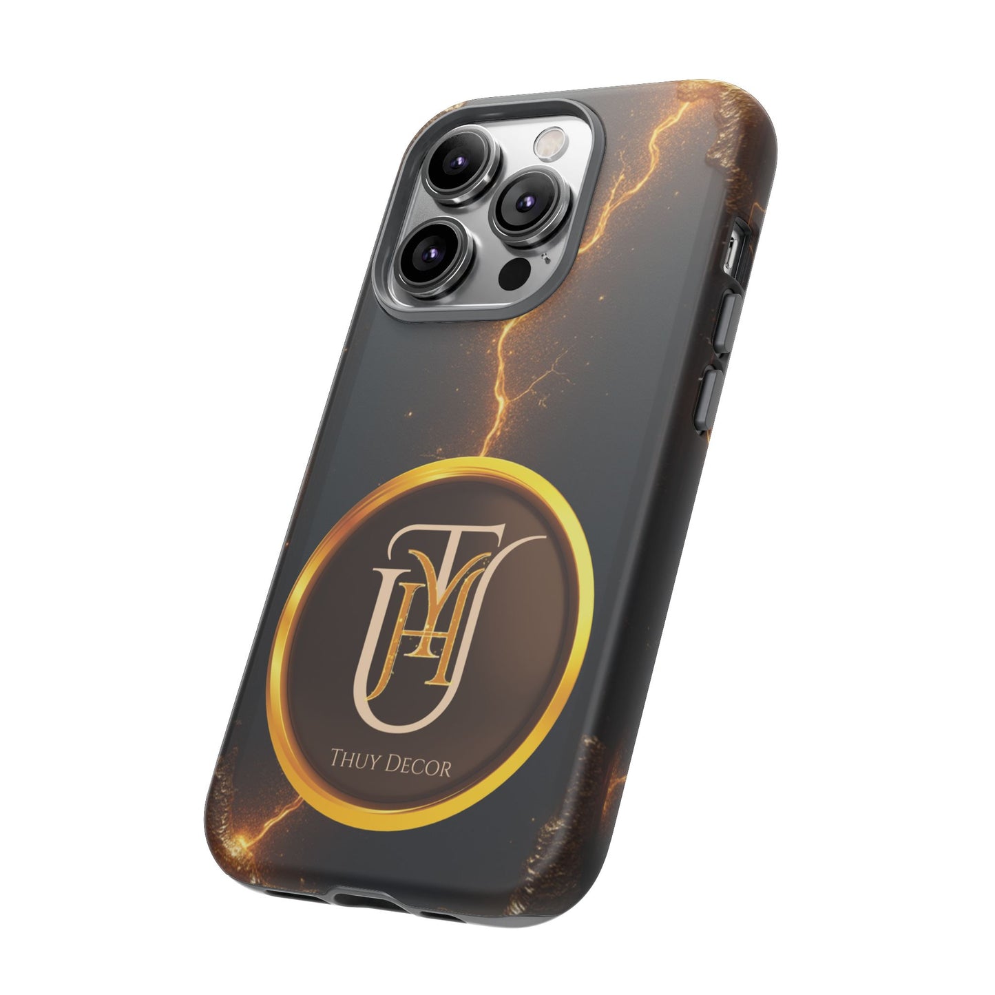 Black & Gold Luxurious Thuy Decor Brand Cover Phone Case