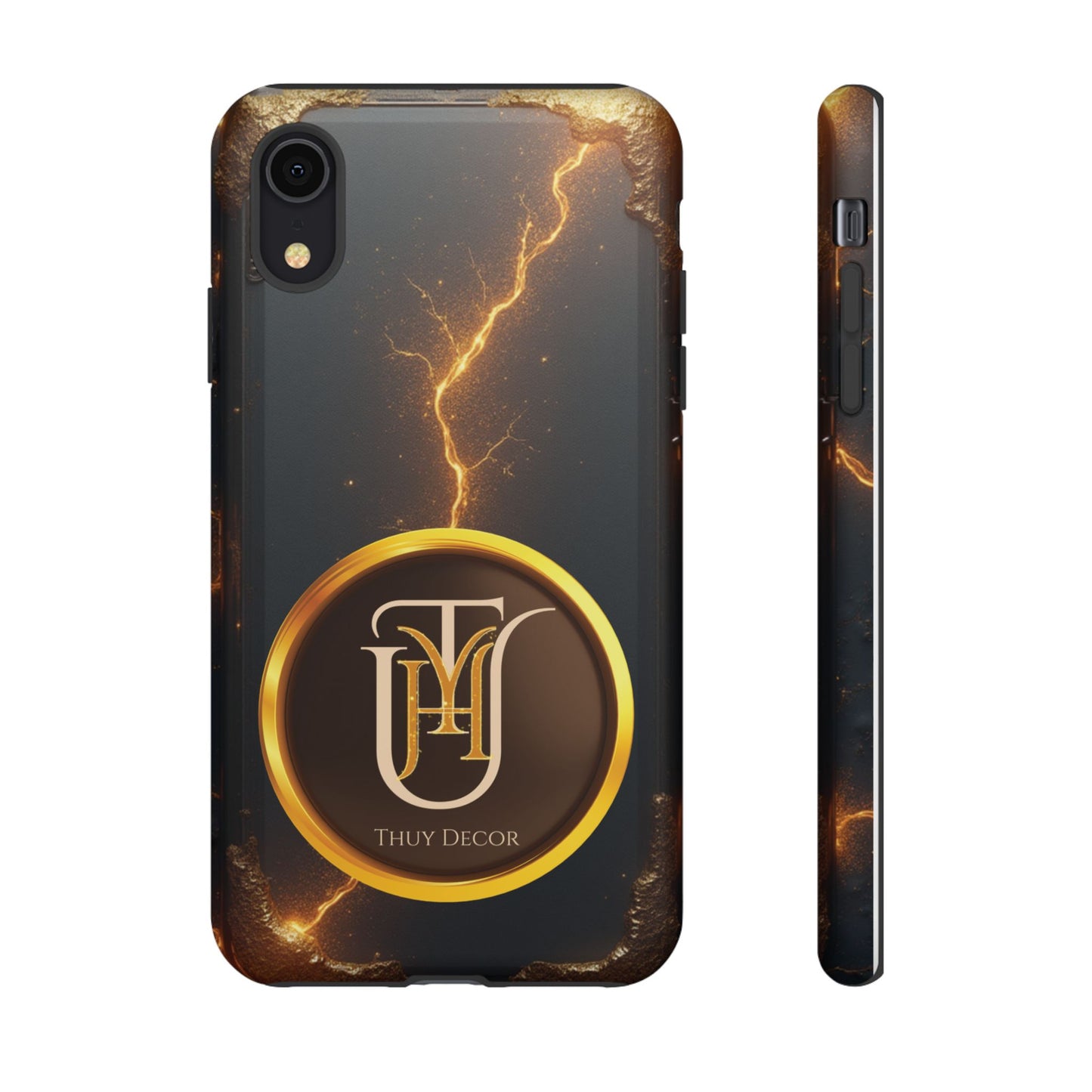 Black & Gold Luxurious Thuy Decor Brand Cover Phone Case