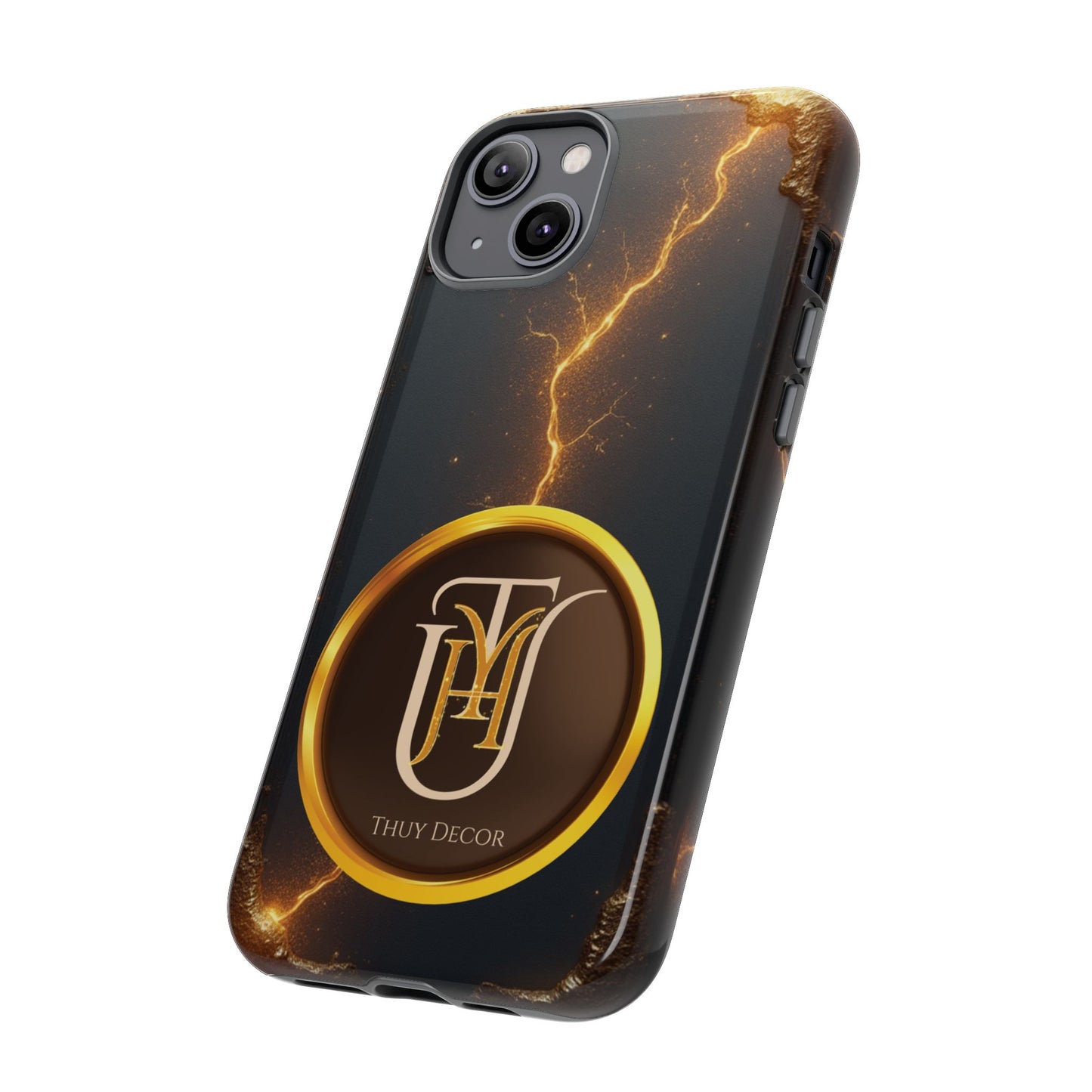 Black & Gold Luxurious Thuy Decor Brand Cover Phone Case