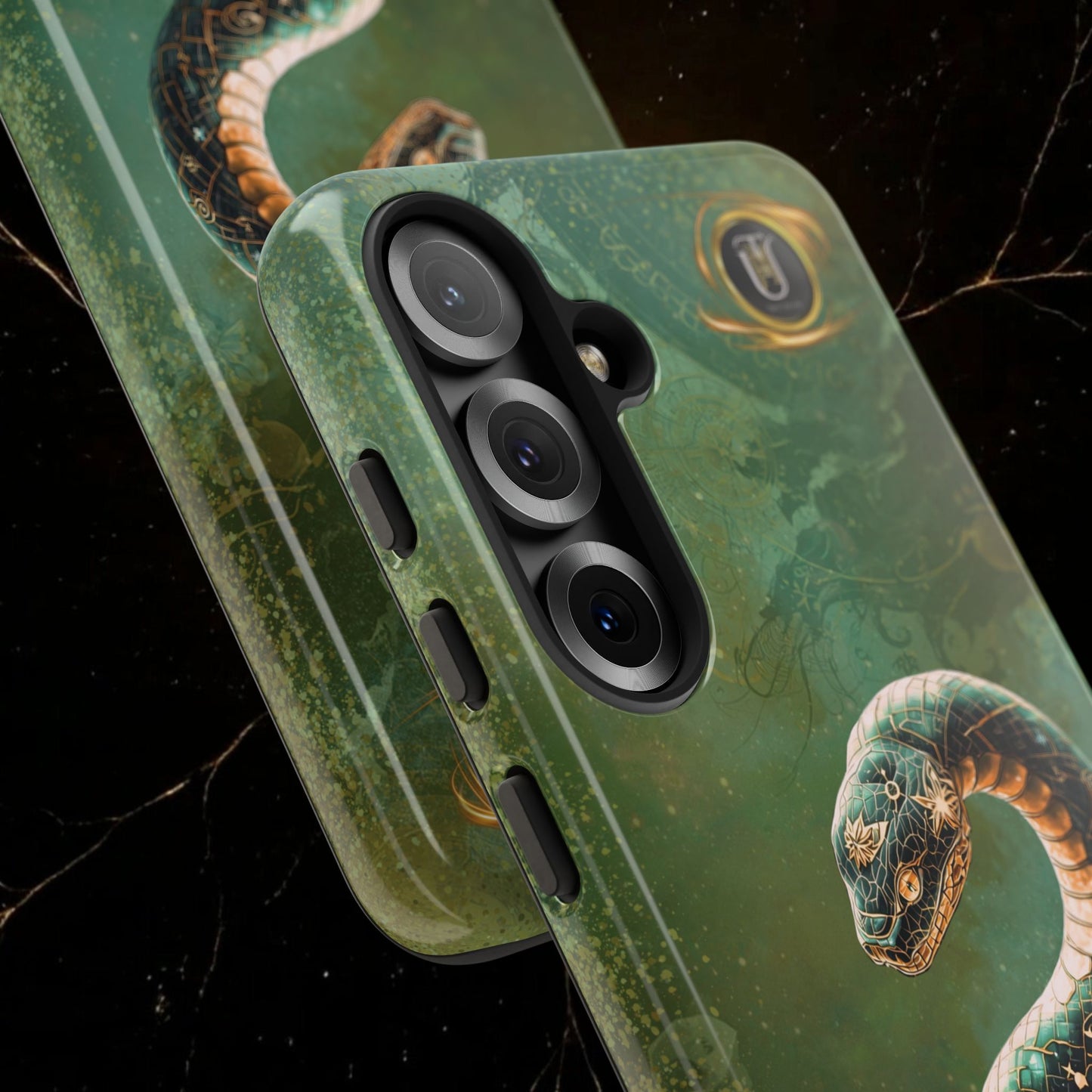 Lunar Snake Phone Case — Eternity Serpent Design