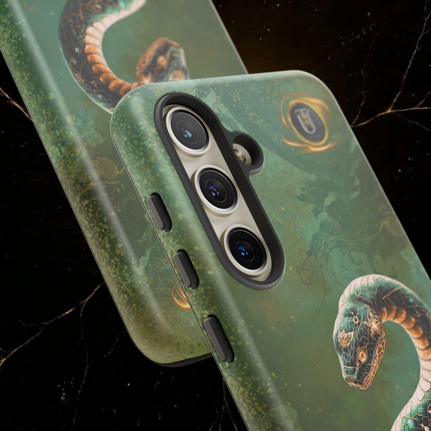 Lunar Snake Phone Case — Eternity Serpent Design
