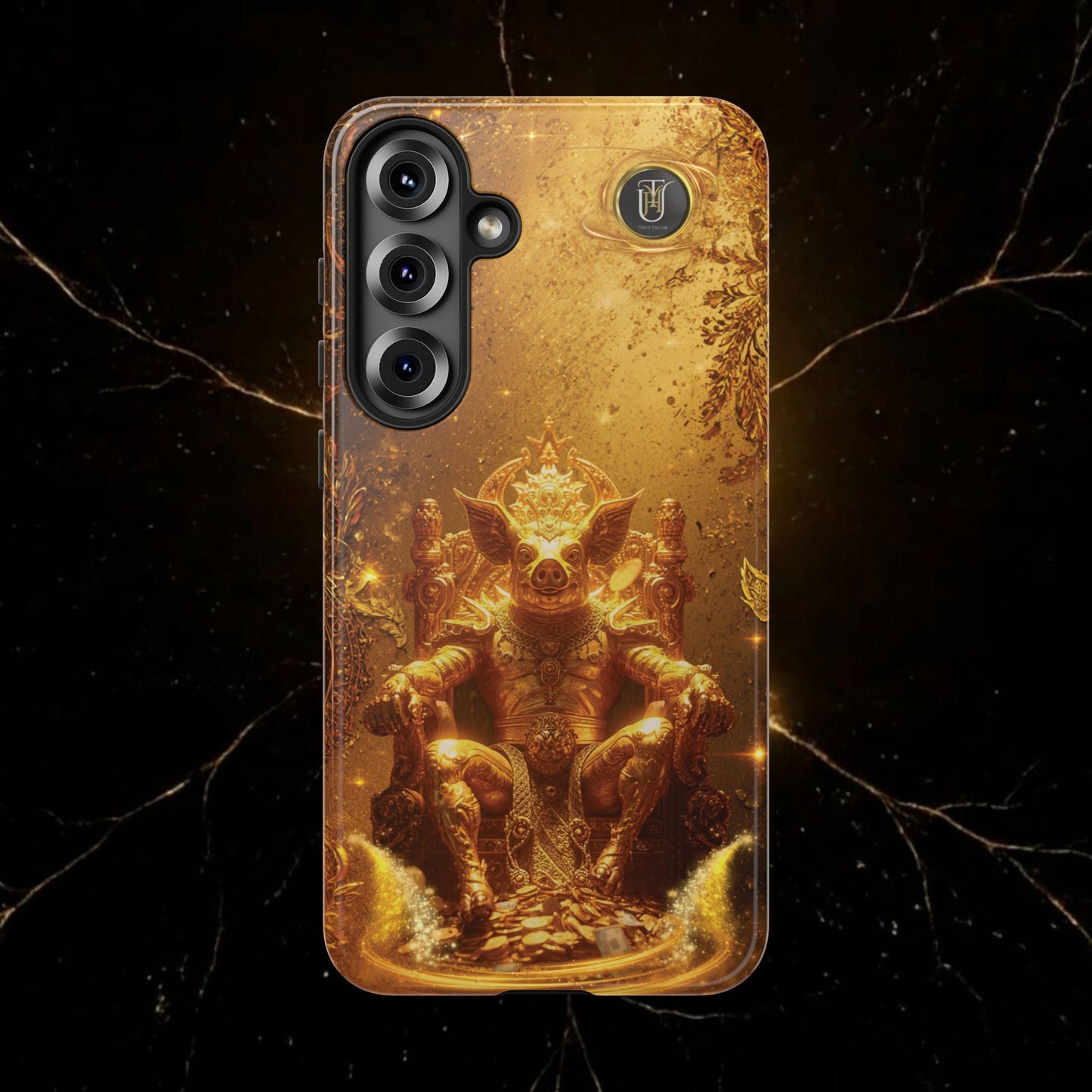 Lunar Pig Zodiac Phone Case — Fortune Totem for Wealth & Protection