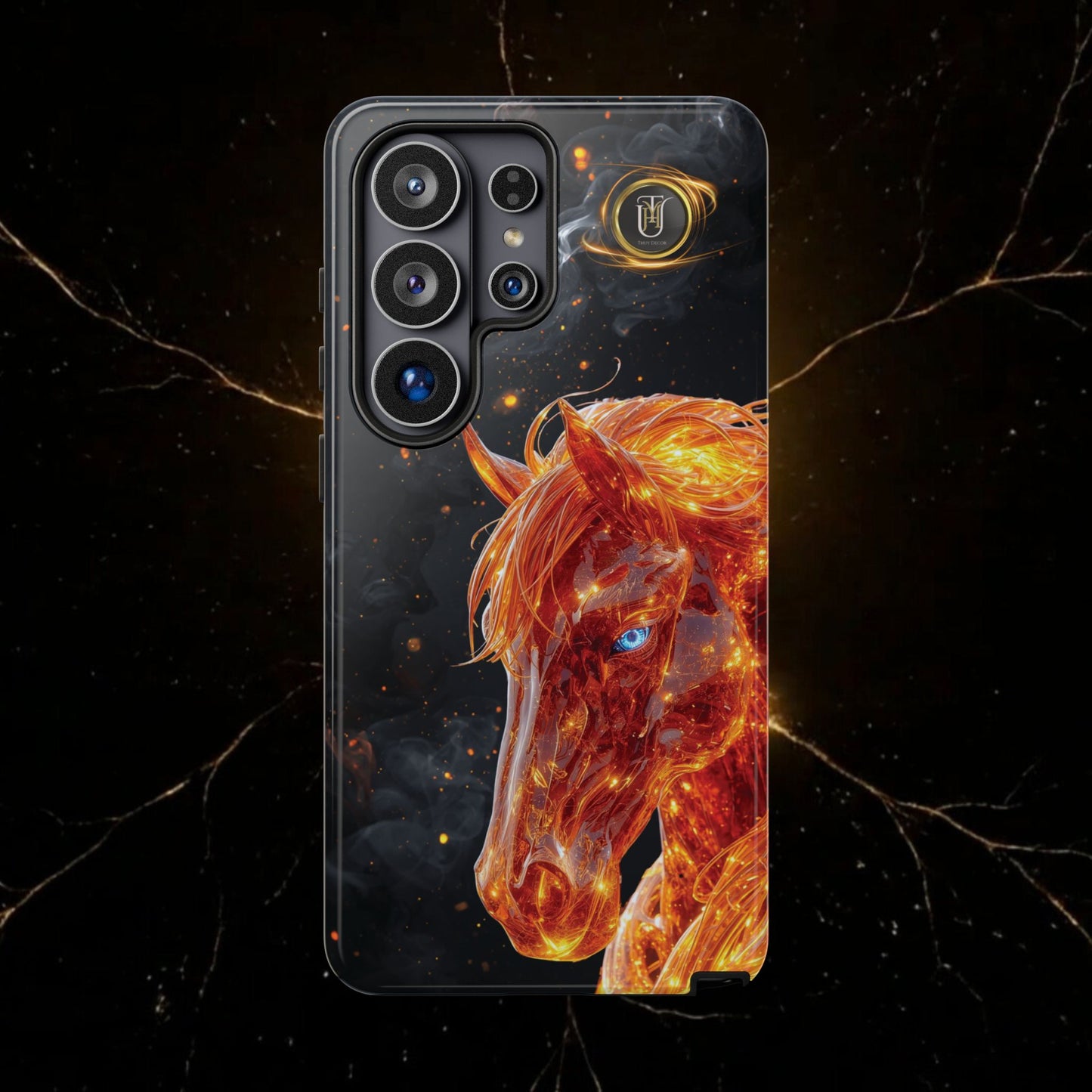 Lunar Horse 2026 Phone Case — Fiery Lucky Charm