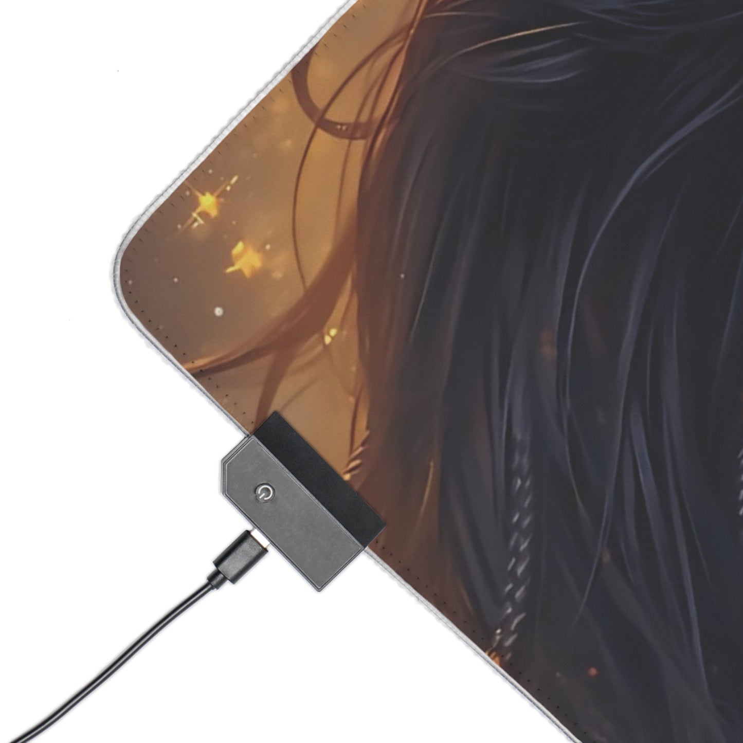Lady Dragon & Ox Lunar Zodiacs LED Gaming Mouse Pad