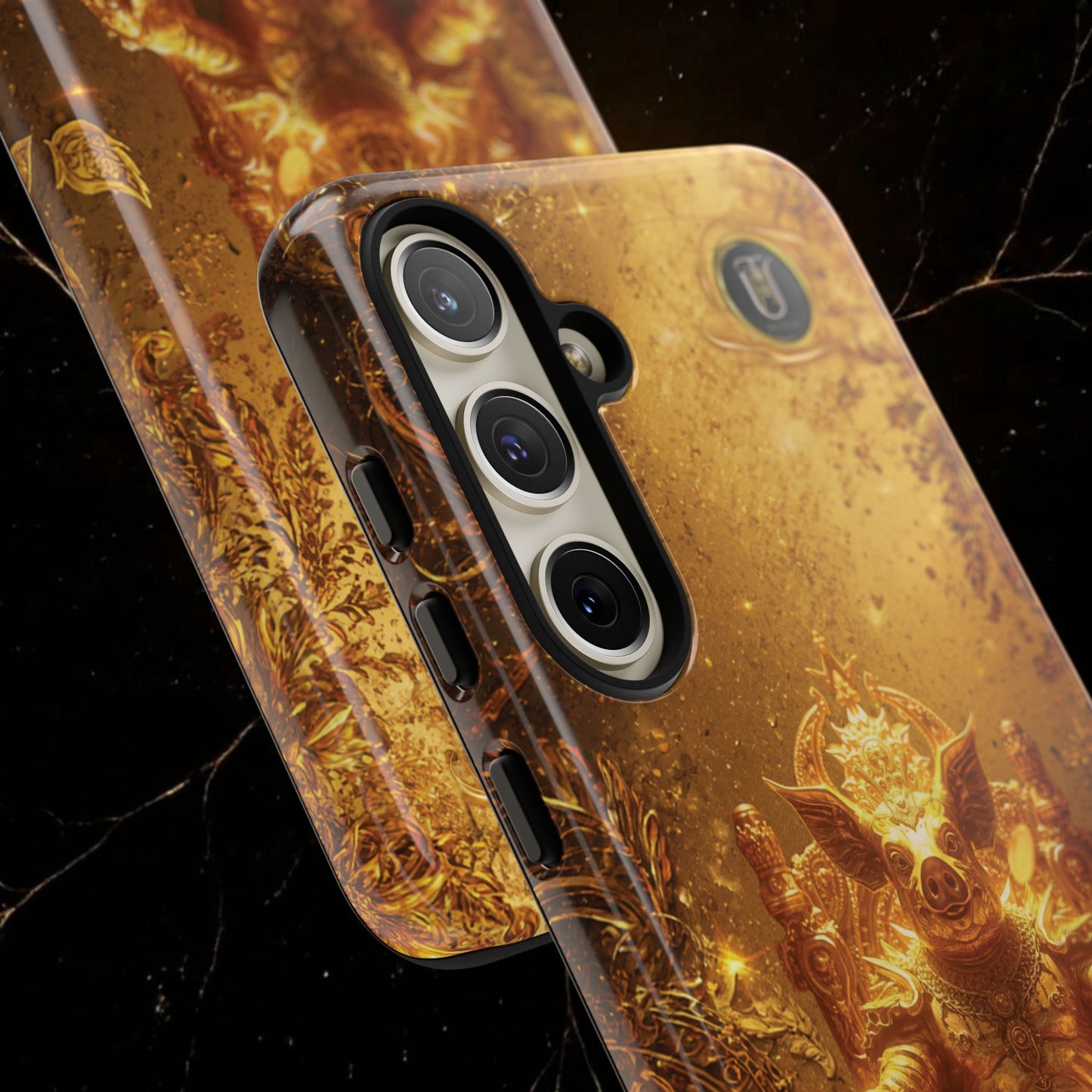 Lunar Pig Zodiac Phone Case — Fortune Totem for Wealth & Protection