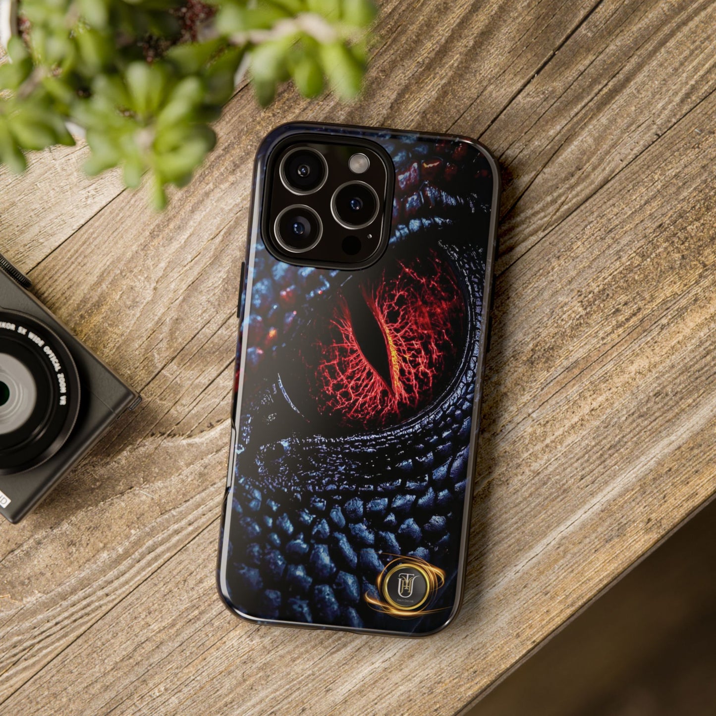 Evil Dragon Eye Phone Case — 'It Looks at You' Protective Cover