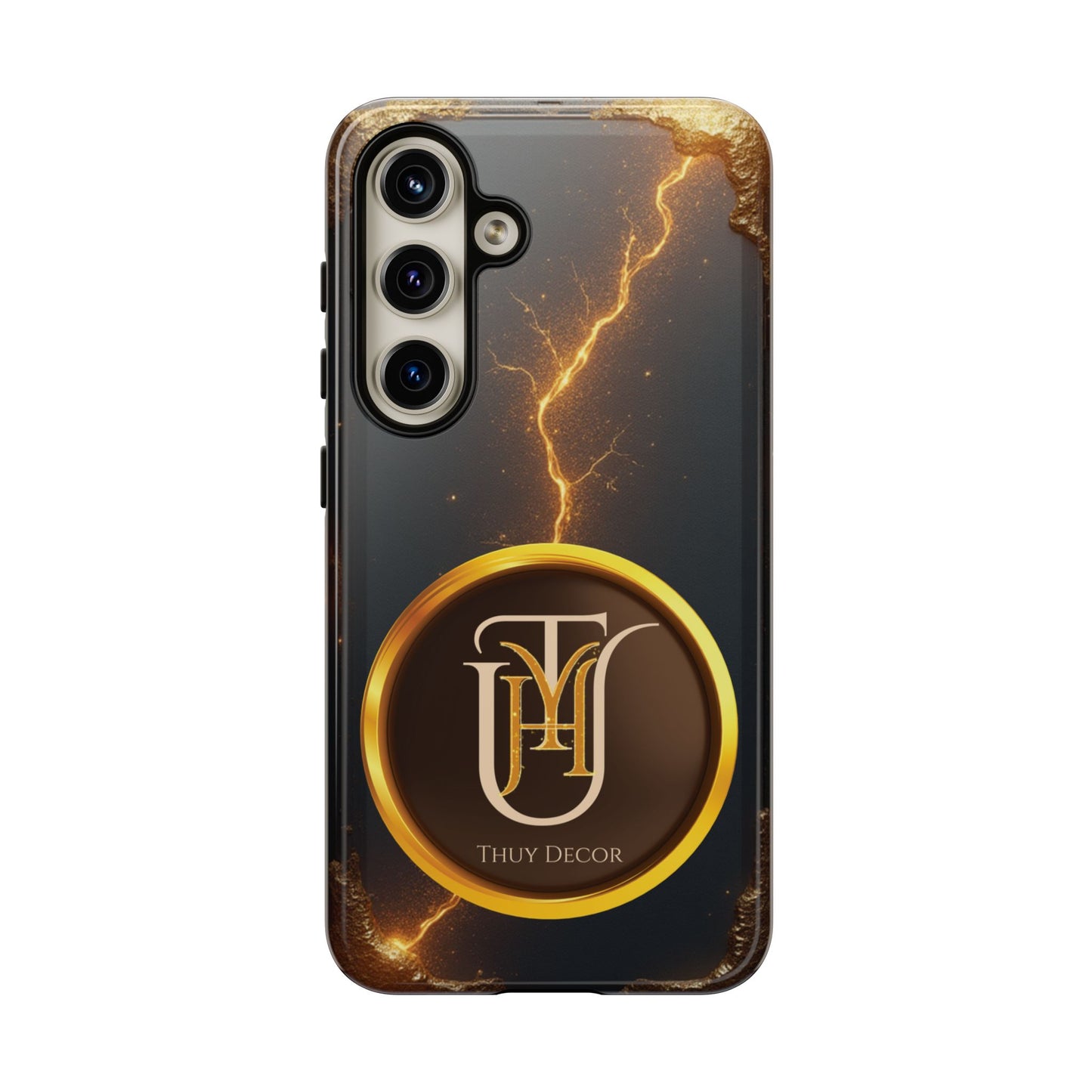 Black & Gold Luxurious Thuy Decor Brand Cover Phone Case