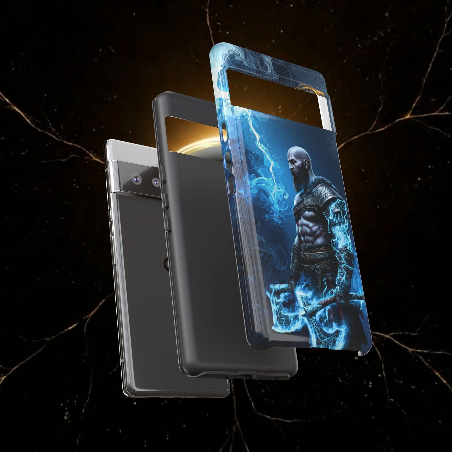 Norse Warrior Phone Case — Viking Shield & Helmet Tough Cover