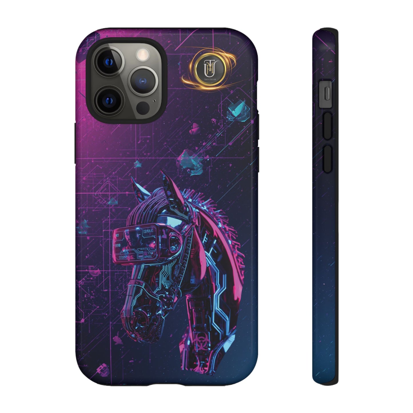 Cyber Lunar Horse Tough Case — Quantum P Phone Cover