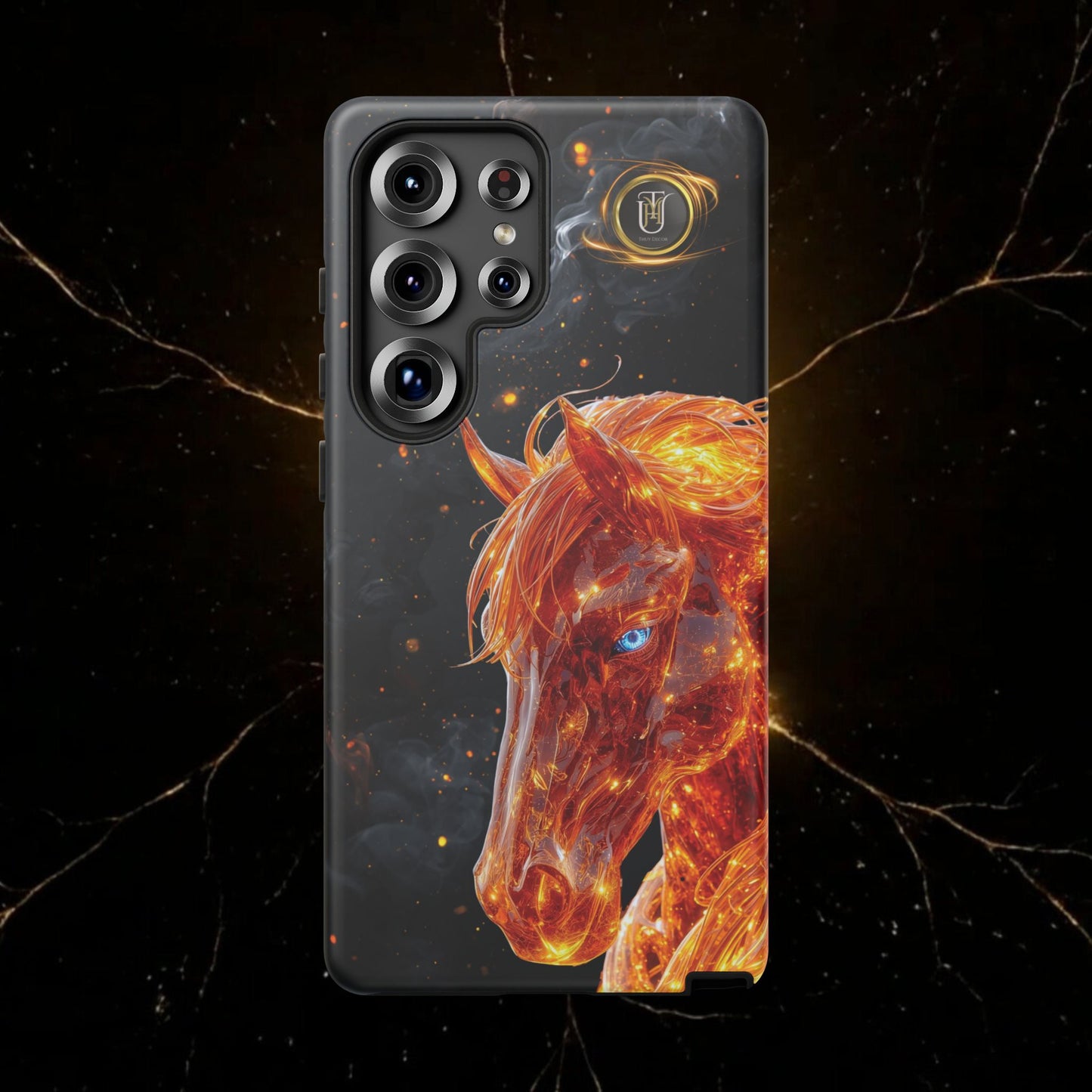 Lunar Horse 2026 Phone Case — Fiery Lucky Charm