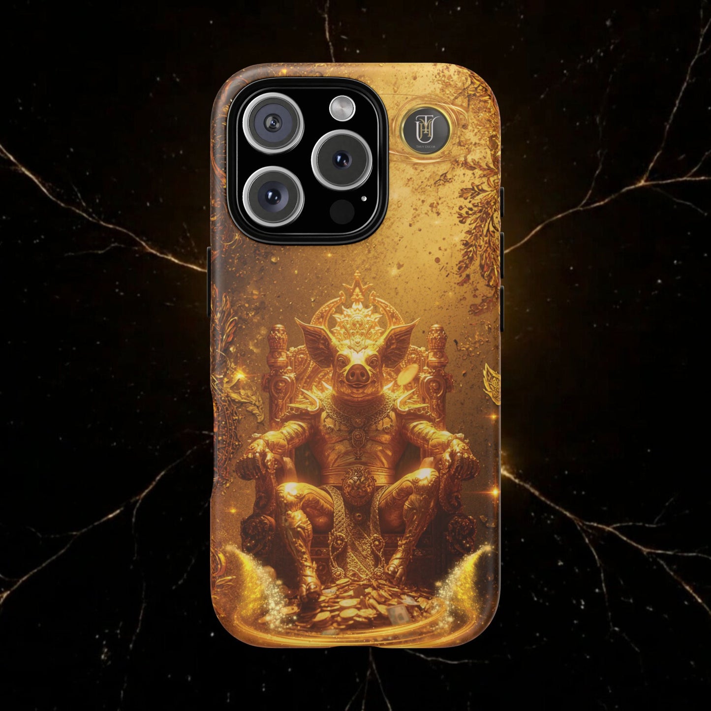 Lunar Pig Zodiac Phone Case — Fortune Totem for Wealth & Protection