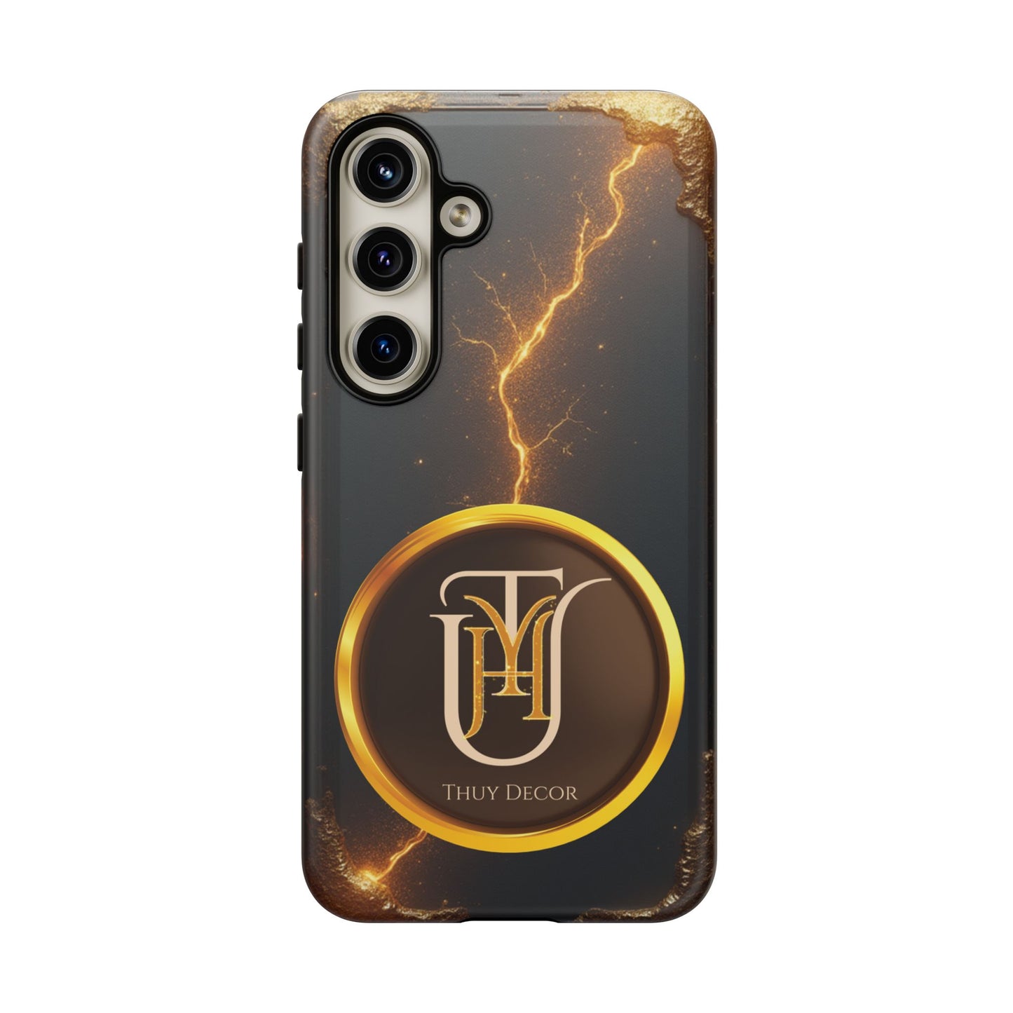 Black & Gold Luxurious Thuy Decor Brand Cover Phone Case