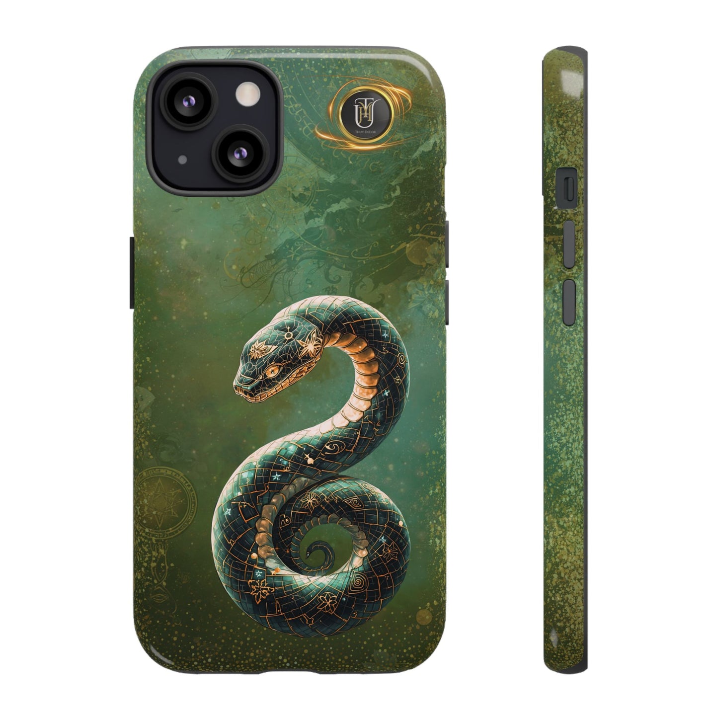 Lunar Snake Phone Case — Eternity Serpent Design