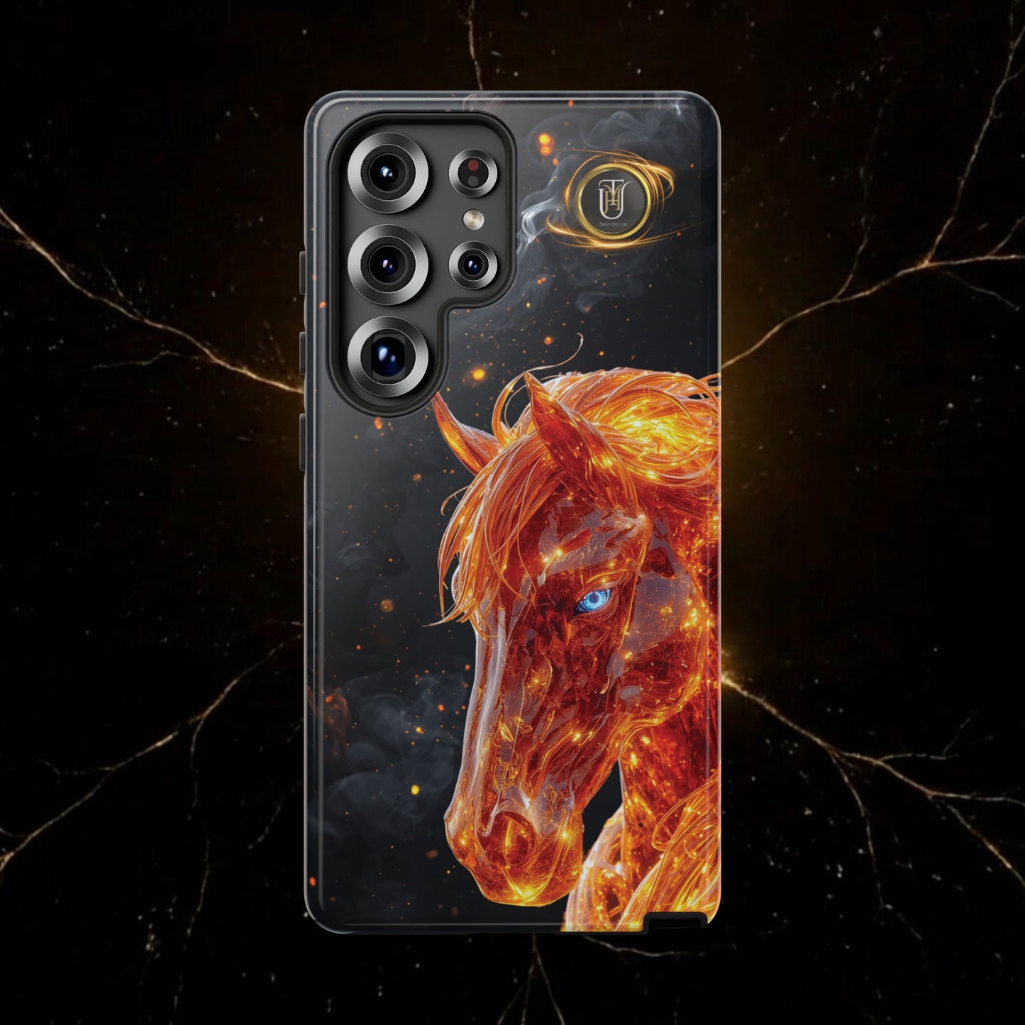 Lunar Horse 2026 Phone Case — Fiery Lucky Charm