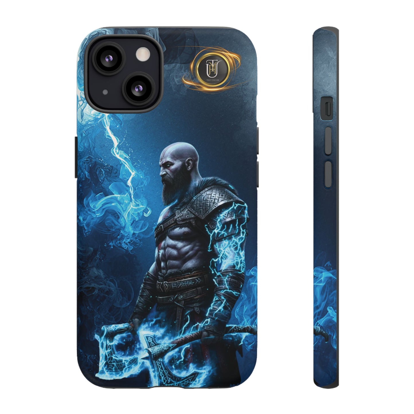Norse Warrior Phone Case — Viking Shield & Helmet Tough Cover